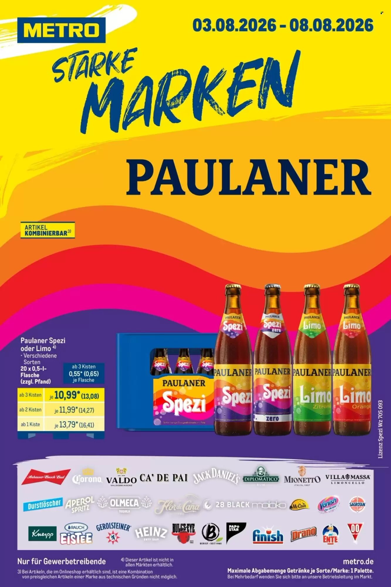 METRO Prospekt (ab 03.08.2026) zum Blättern - Seite 1
