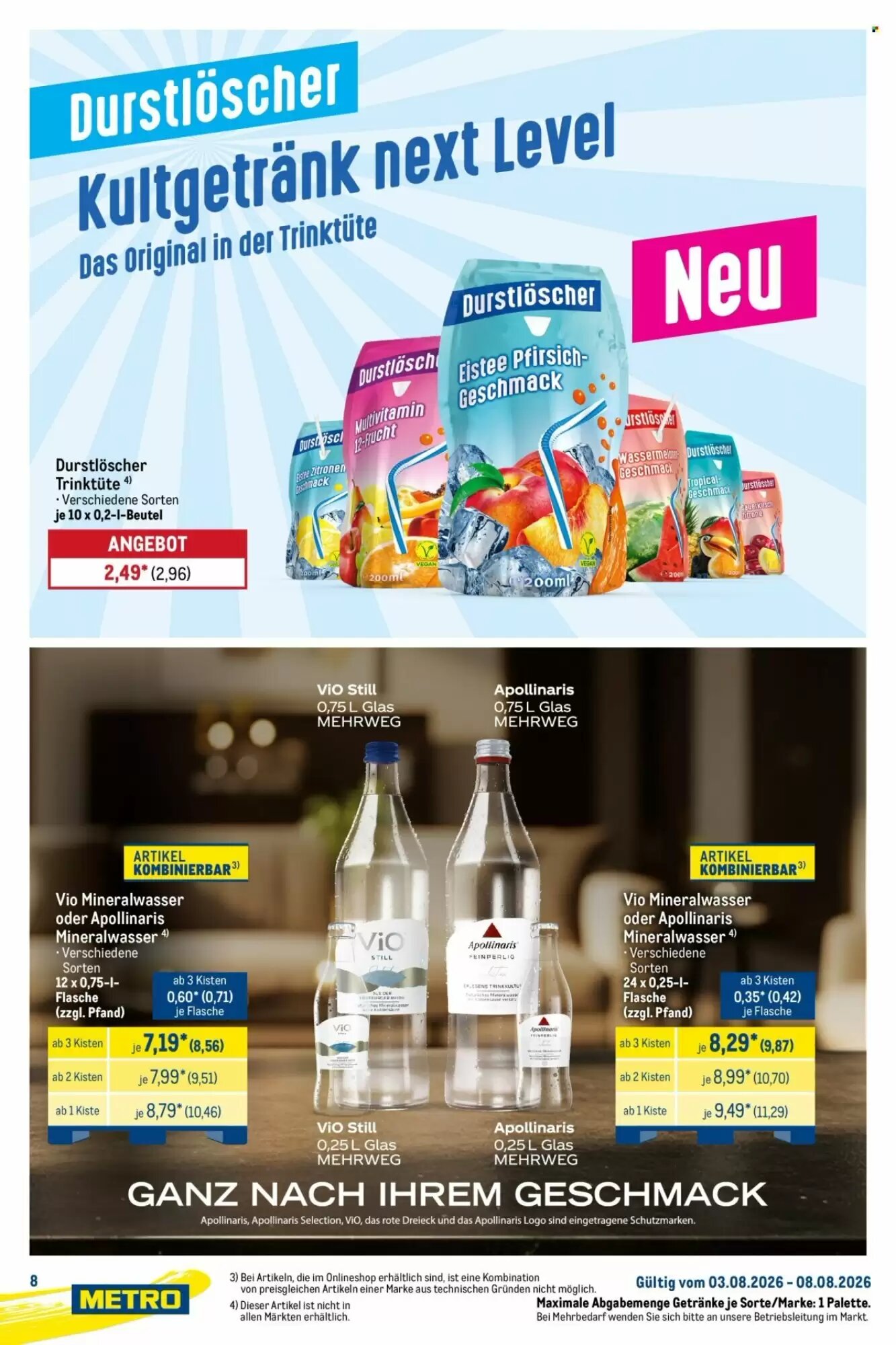 METRO Prospekt (ab 03.08.2026) zum Blättern - Seite 8