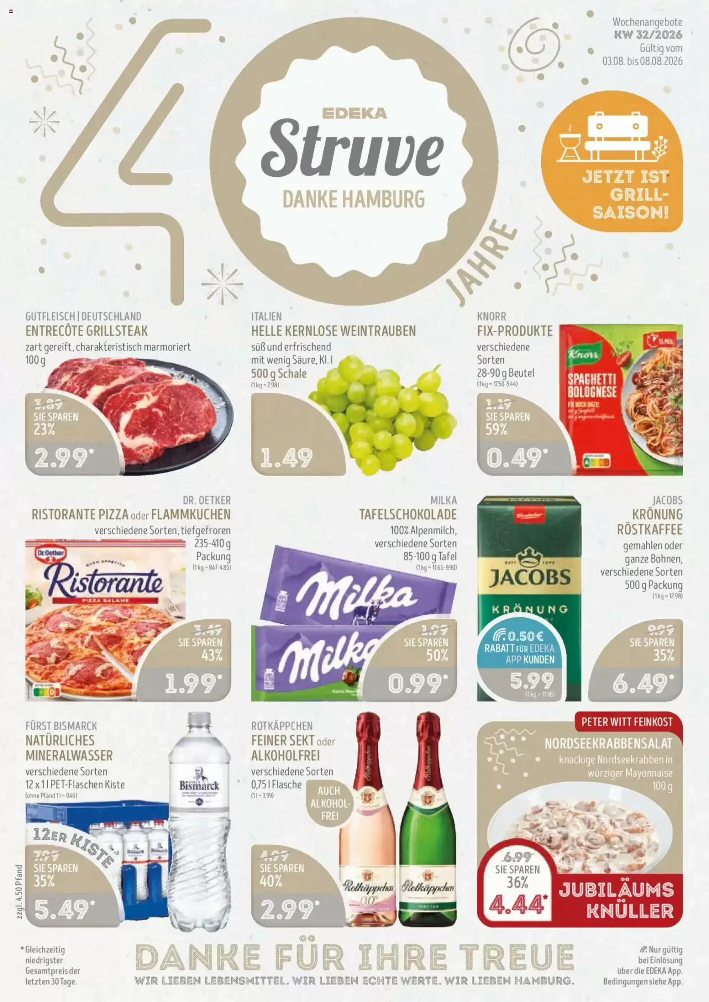 Edeka Struve Prospekt (ab 03.08.2026) zum Blättern - Seite 1