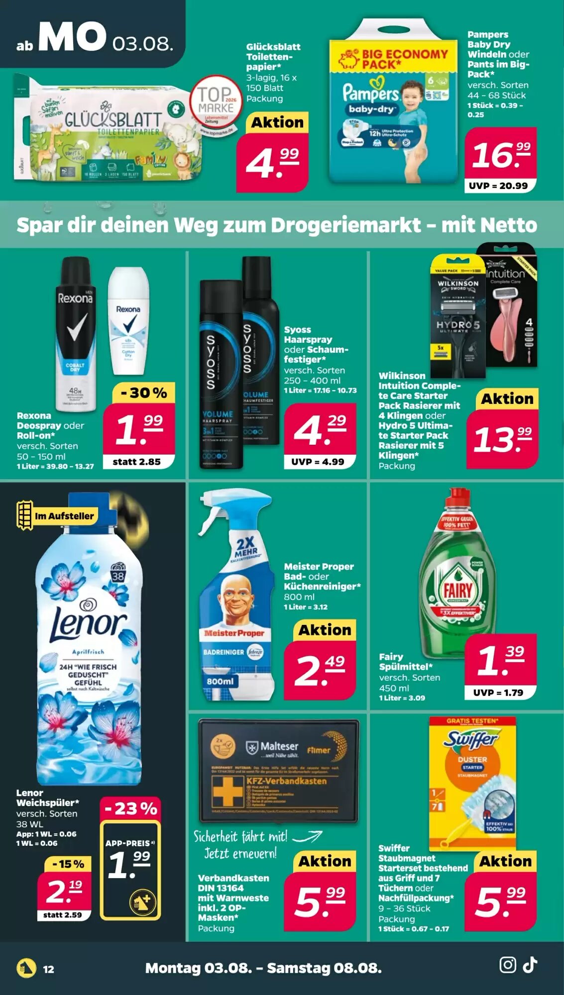 NETTO Prospekt (ab 03.08.2026) zum Blättern - Seite 14
