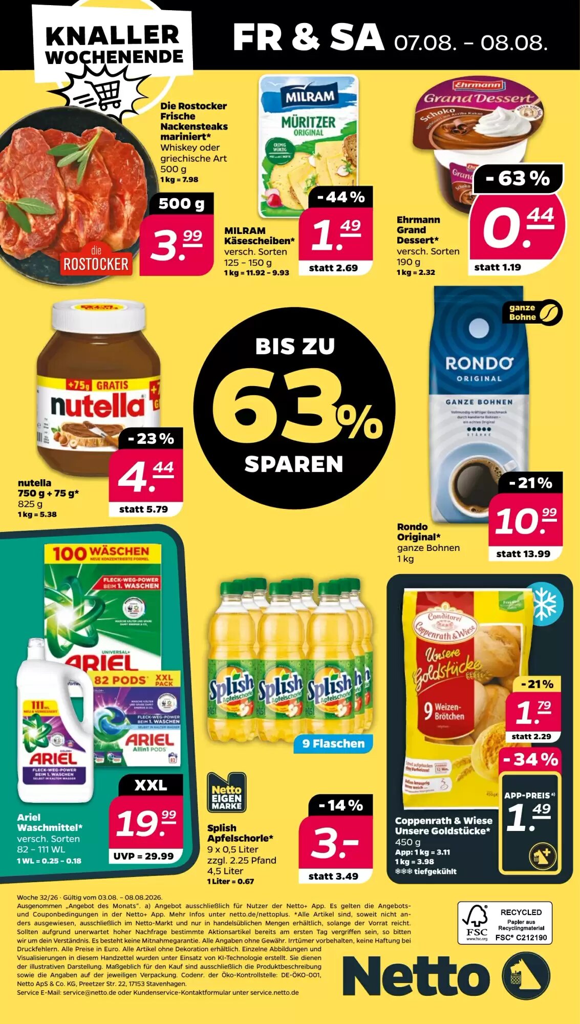 NETTO Prospekt (ab 03.08.2026) zum Blättern - Seite 32