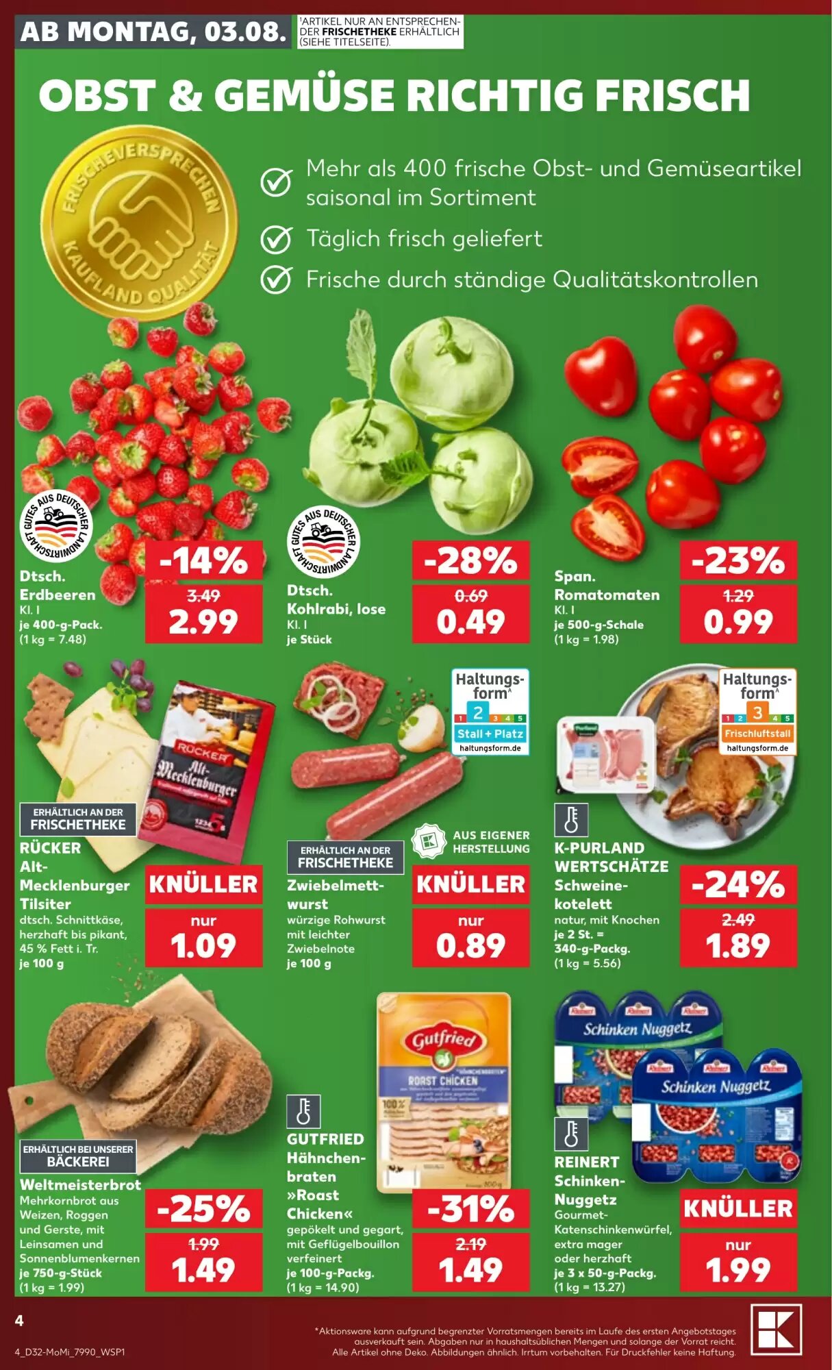 Kaufland Prospekt (ab 03.08.2026) zum Blättern - Seite 4