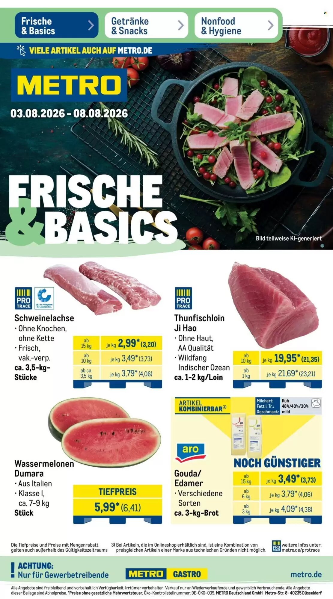 METRO Prospekt (ab 03.08.2026) zum Blättern - Seite 1