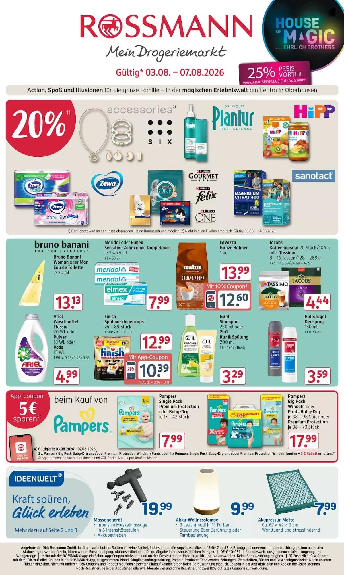 Rossmann Prospekt (ab 03.08.2026) zum Blättern - Seite 1
