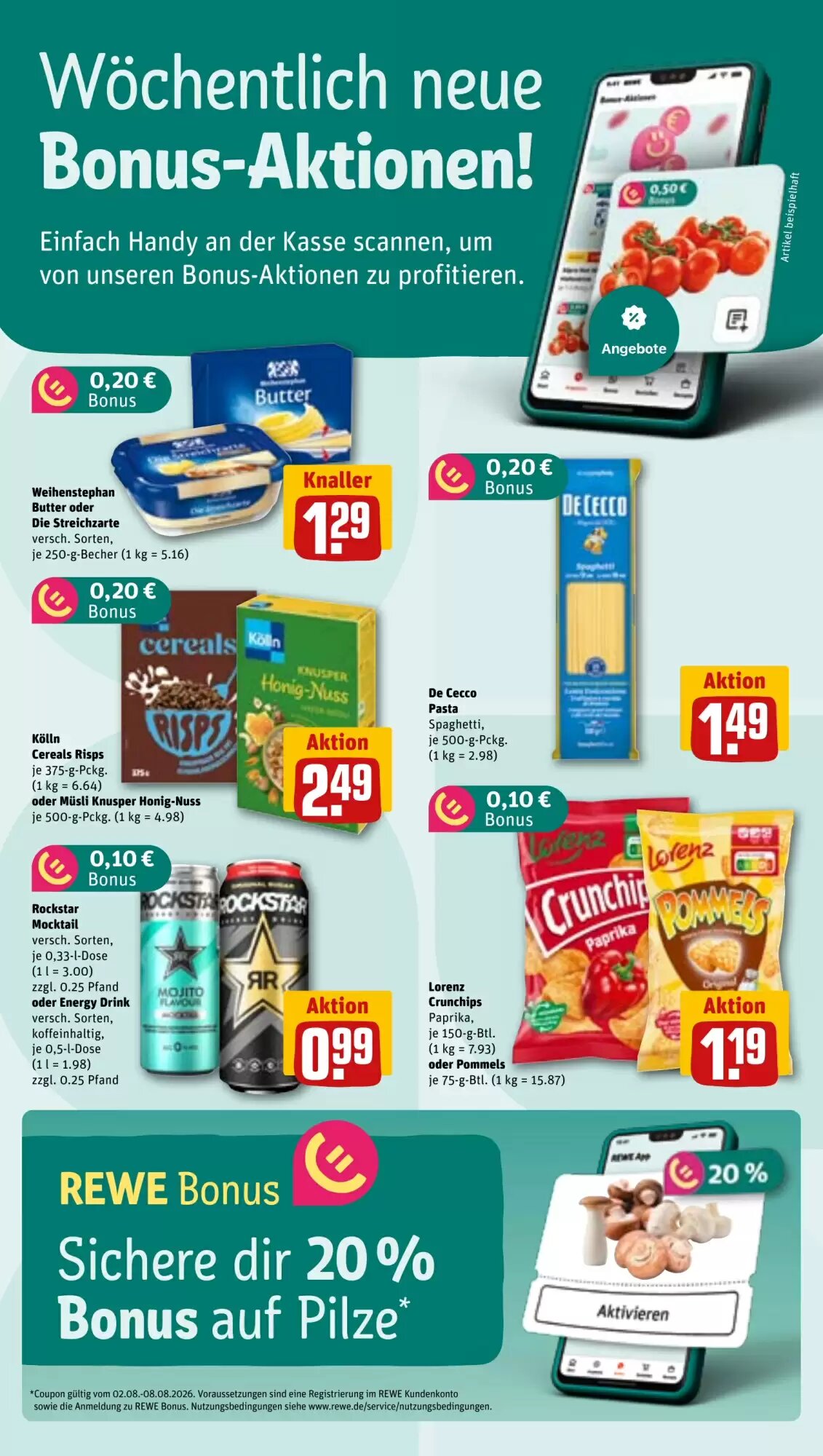 REWE Prospekt (ab 03.08.2026) zum Blättern - Seite 2