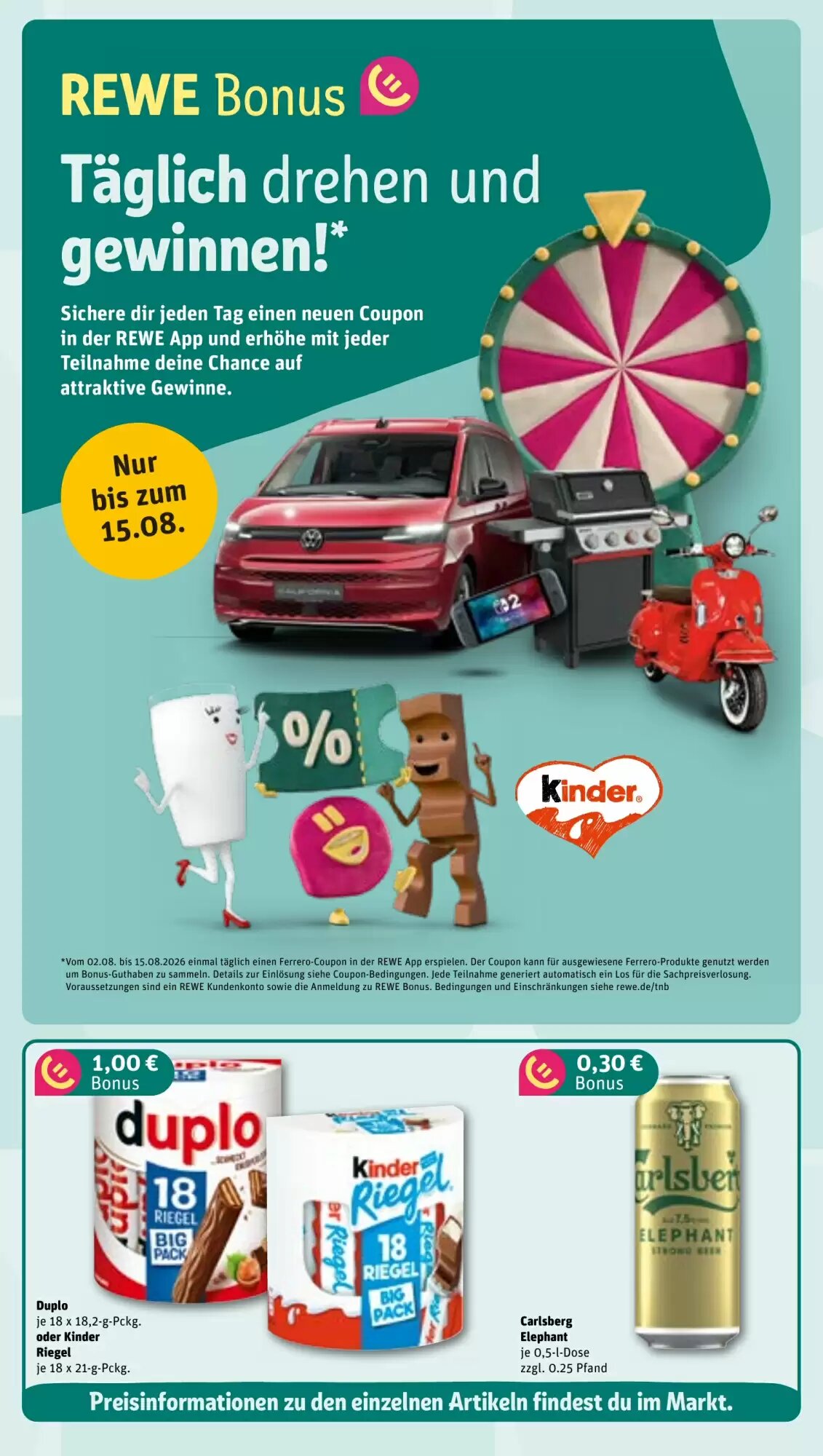 REWE Prospekt (ab 03.08.2026) zum Blättern - Seite 3