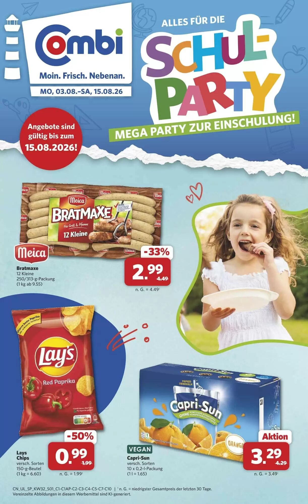 Combi Prospekt (ab 03.08.2026) zum Blättern - Seite 1