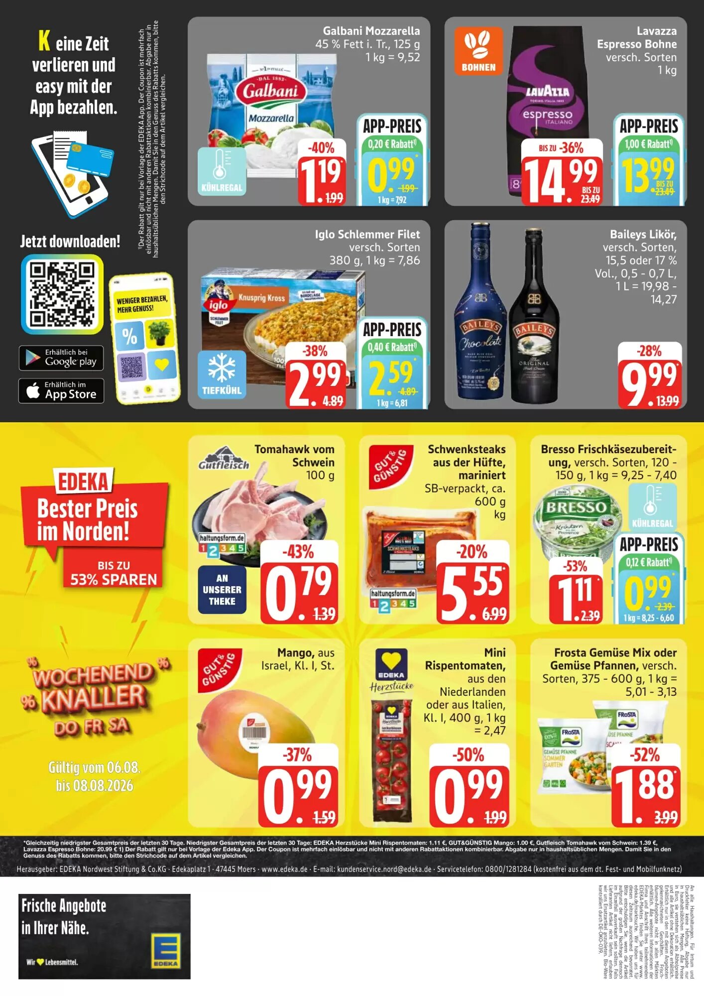 Edeka Frischemarkt Prospekt (ab 03.08.2026) zum Blättern - Seite 4