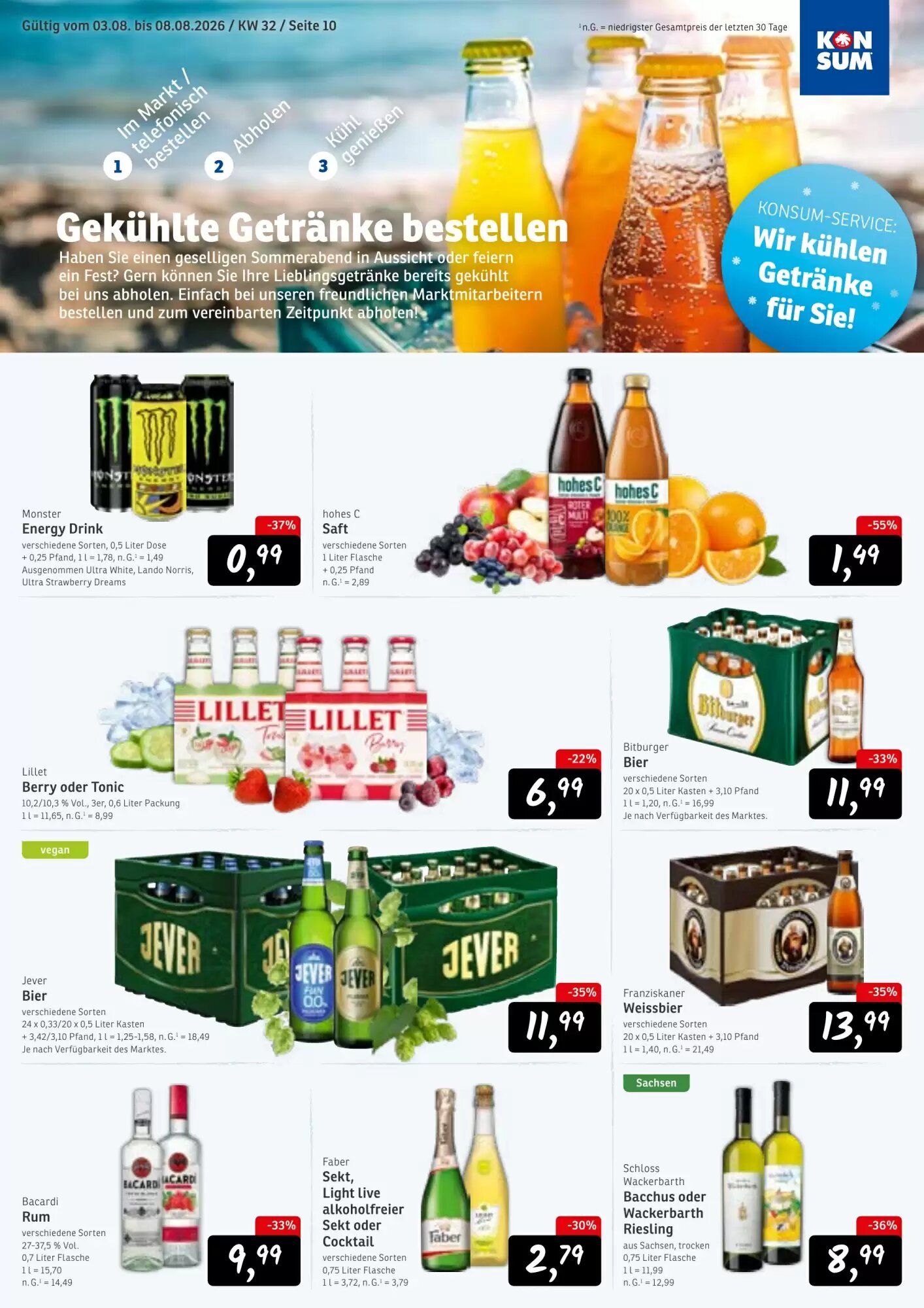 KONSUM Prospekt (ab 03.08.2026) zum Blättern - Seite 10