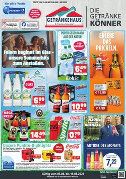 Getränkehaus Prospekt (ab 03.08.2026) zum Blättern