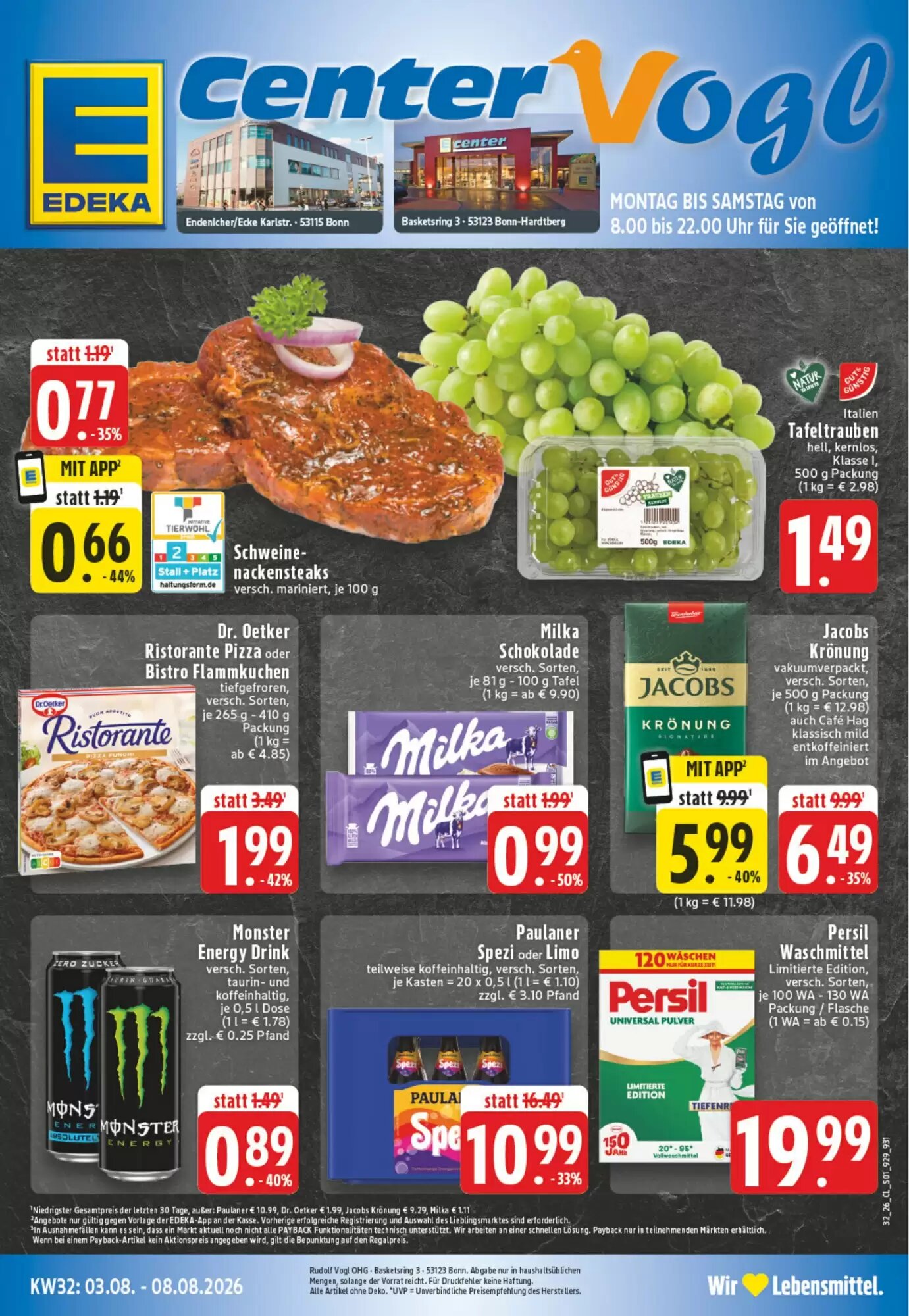 EDEKA Vogl Prospekt (ab 03.08.2026) zum Blättern - Seite 1