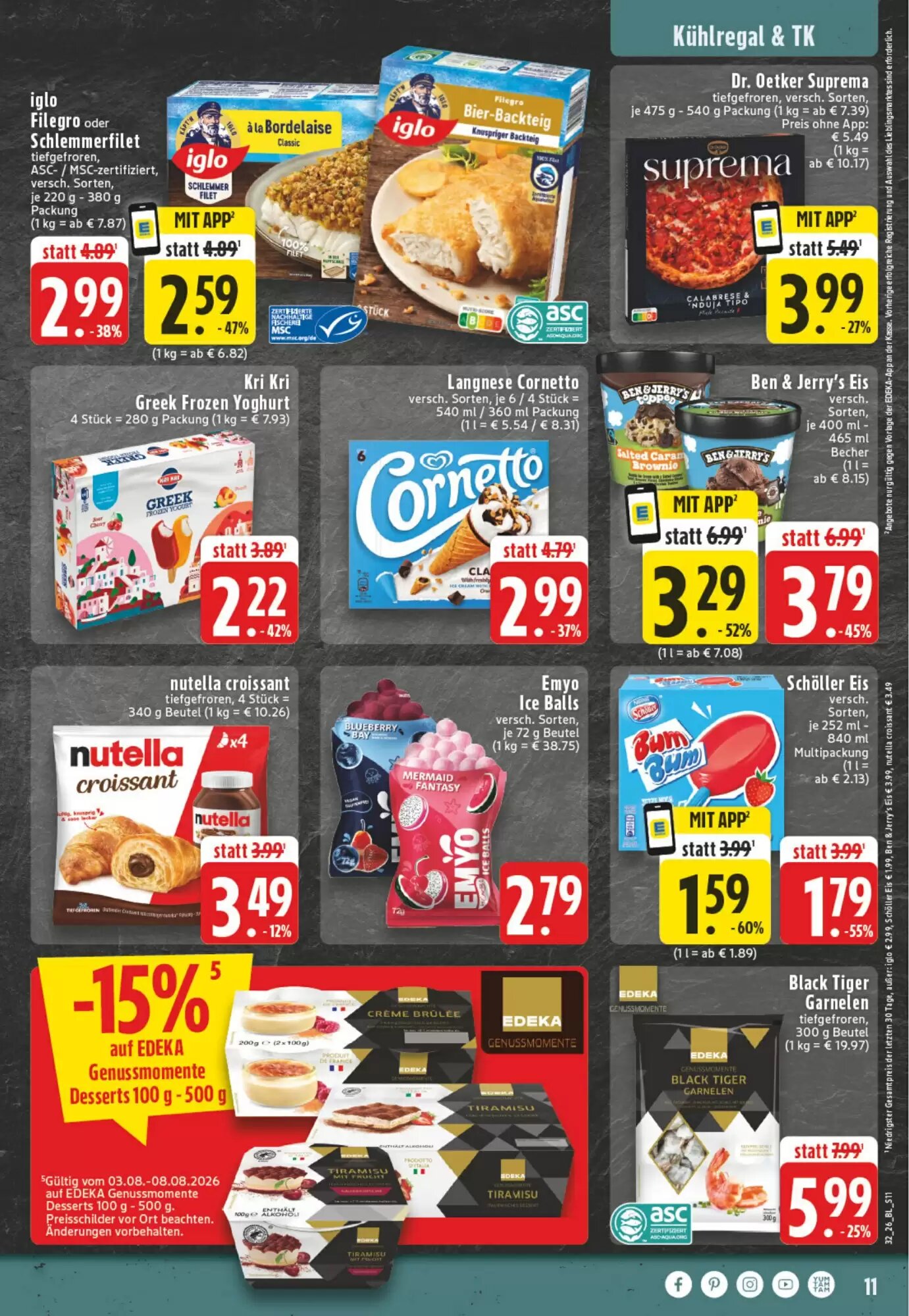 EDEKA Vogl Prospekt (ab 03.08.2026) zum Blättern - Seite 11