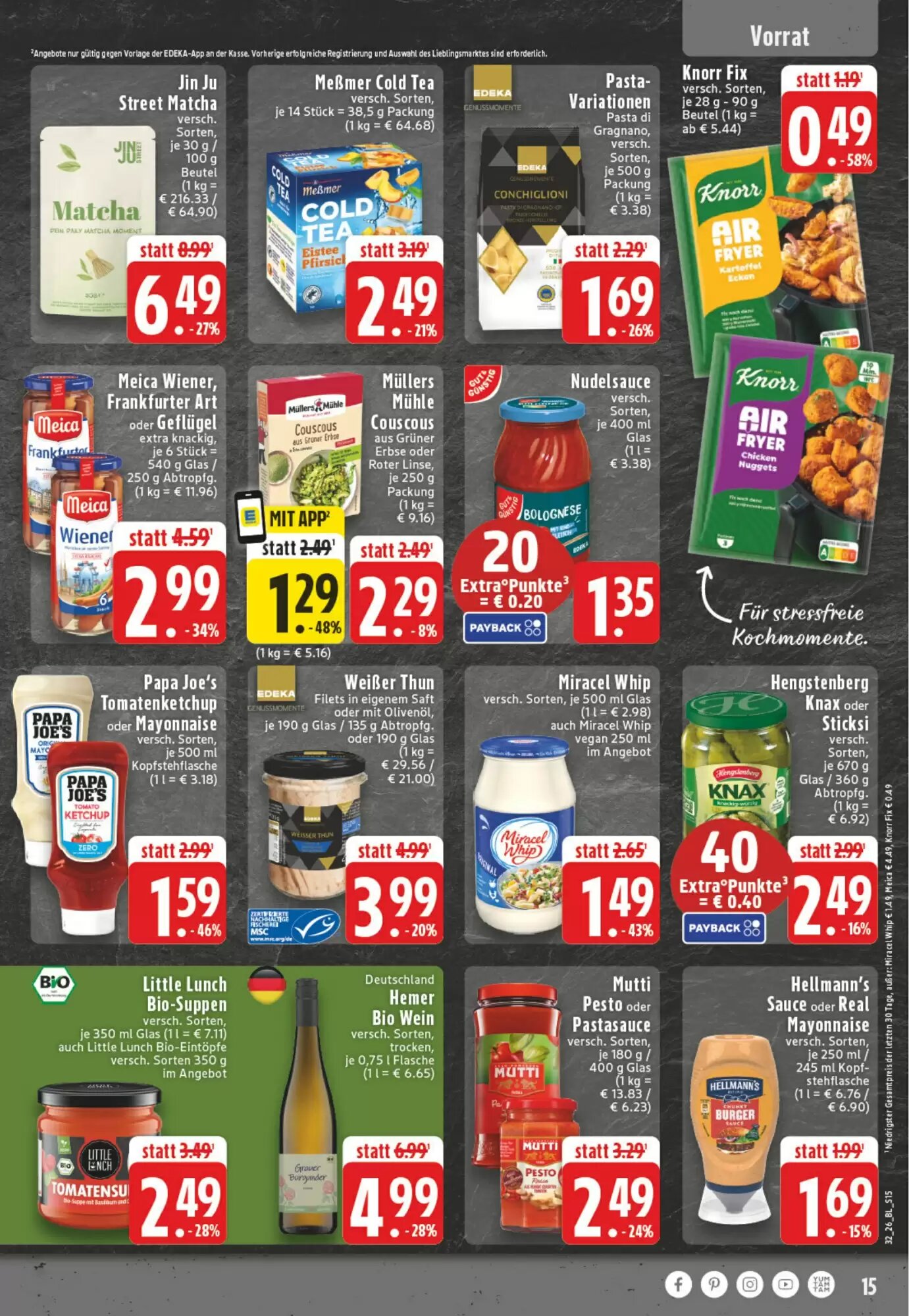 EDEKA Vogl Prospekt (ab 03.08.2026) zum Blättern - Seite 15