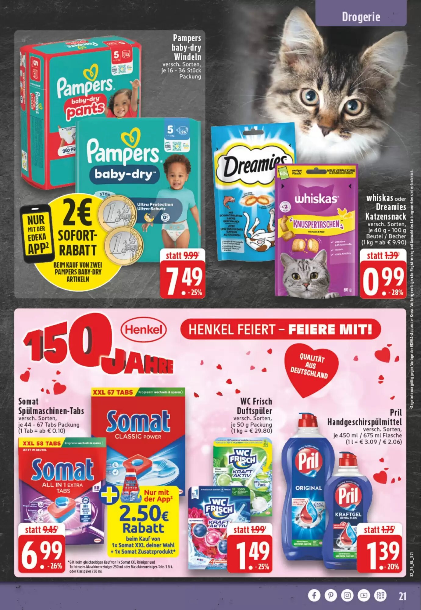 EDEKA Vogl Prospekt (ab 03.08.2026) zum Blättern - Seite 21