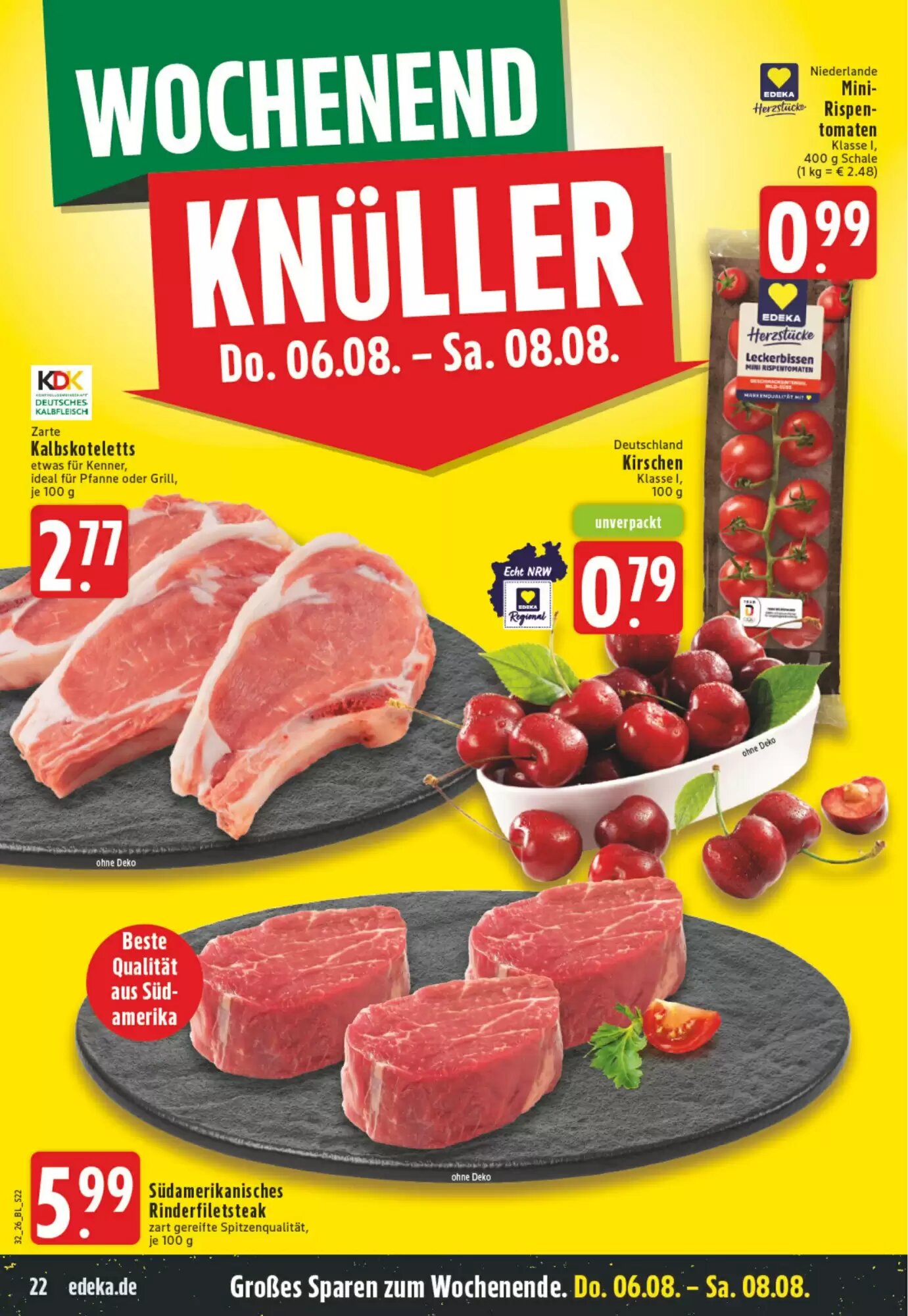 EDEKA Vogl Prospekt (ab 03.08.2026) zum Blättern - Seite 22
