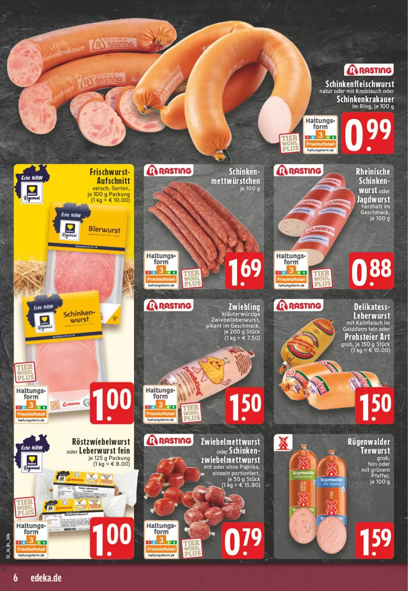 EDEKA Vogl Prospekt (ab 03.08.2026) zum Blättern - Seite 6