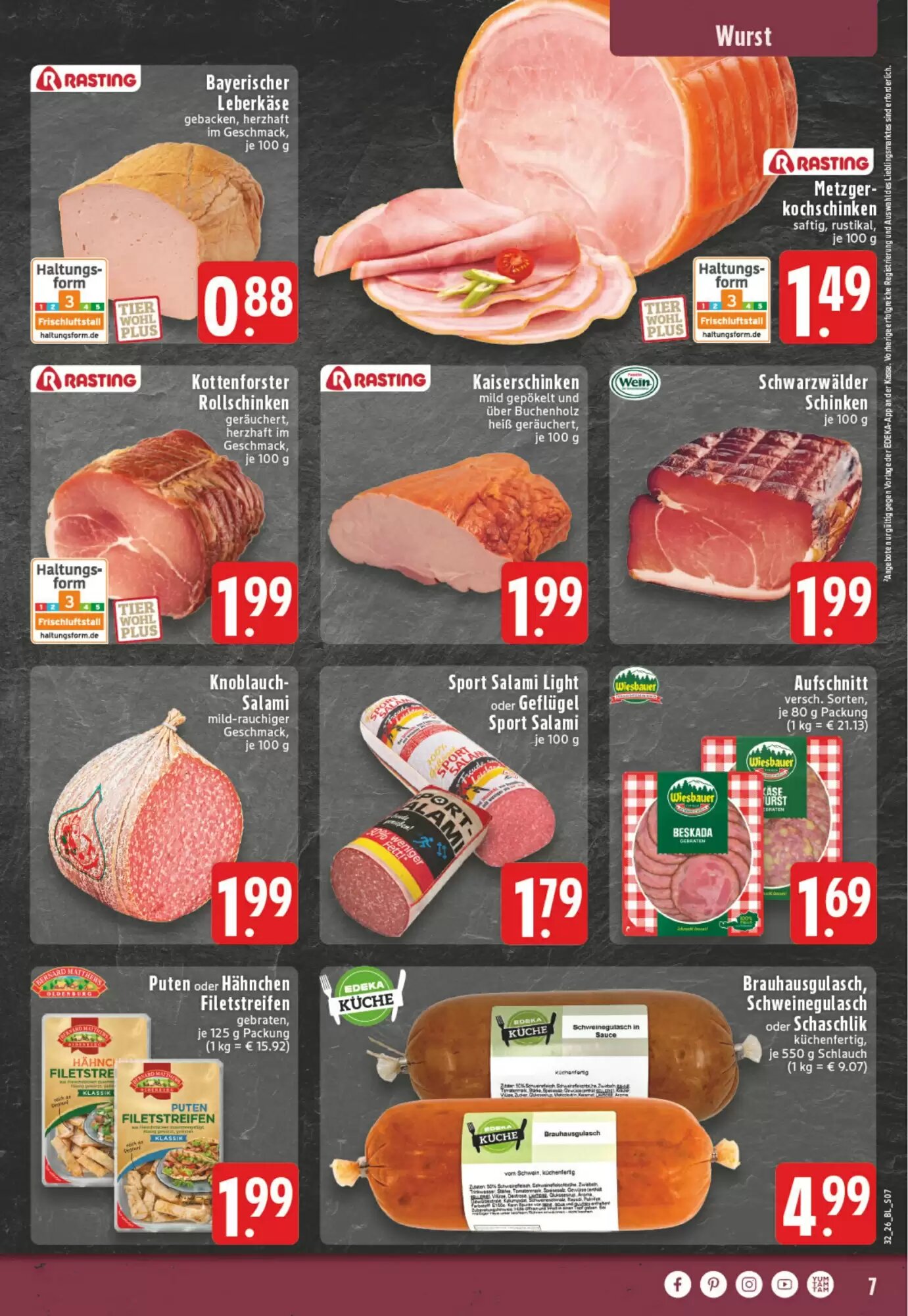 EDEKA Vogl Prospekt (ab 03.08.2026) zum Blättern - Seite 7