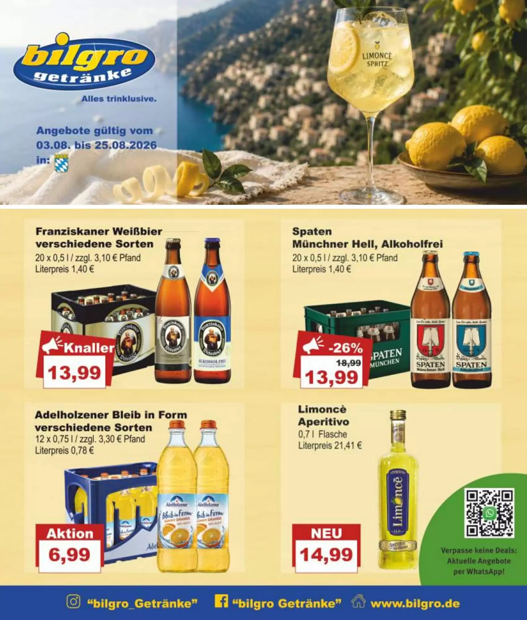 Bilgro Prospekt (ab 03.08.2026) zum Blättern - Seite 1