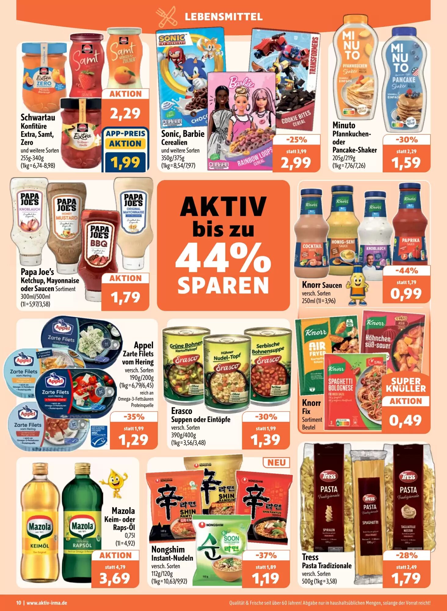 Aktiv Irma Prospekt (ab 03.08.2026) zum Blättern - Seite 10