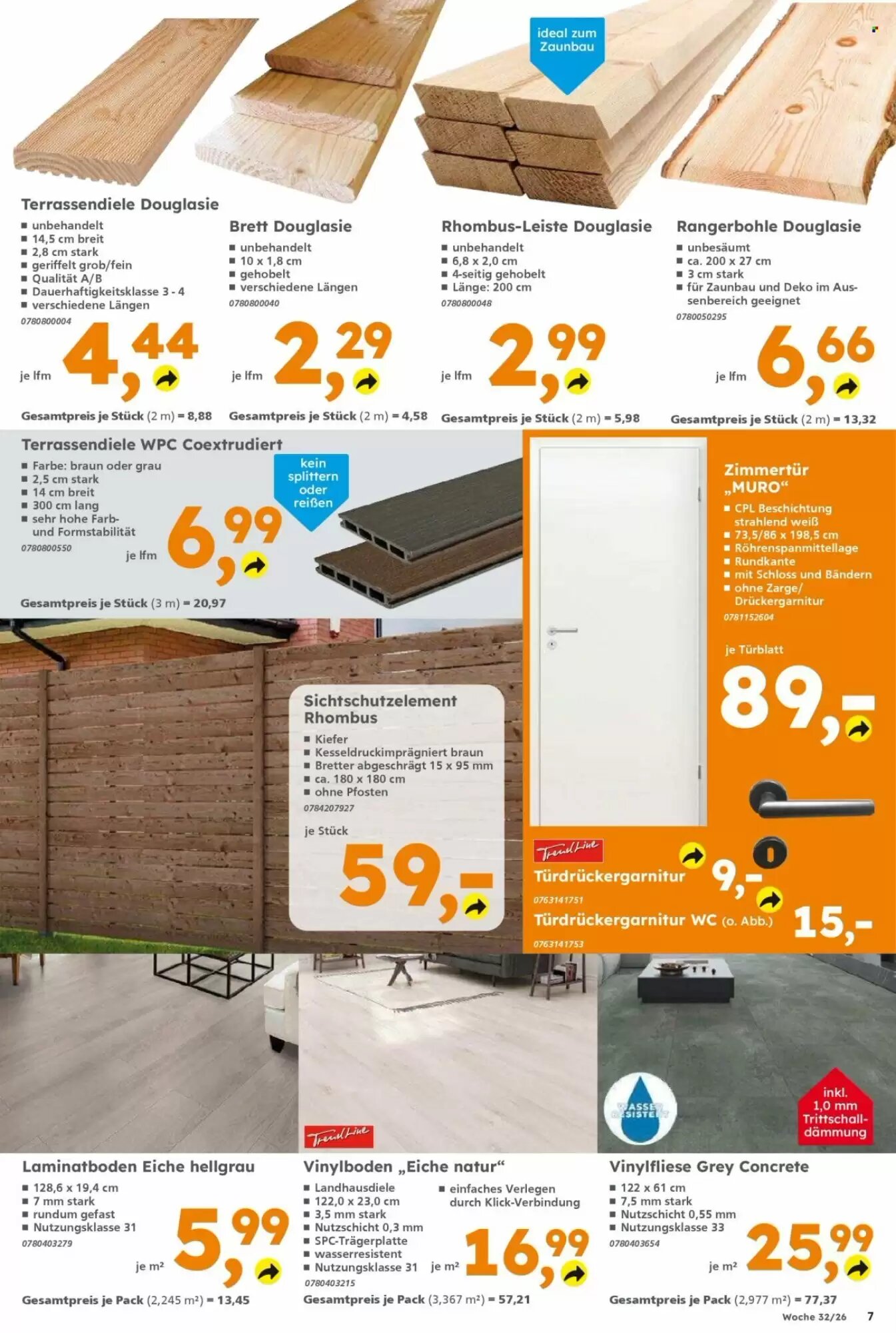 Globus Baumarkt Prospekt (ab 03.08.2026) zum Blättern - Seite 7