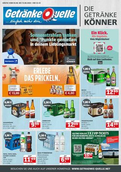 Getränke Quelle Prospekt (ab 03.08.2026) zum Blättern