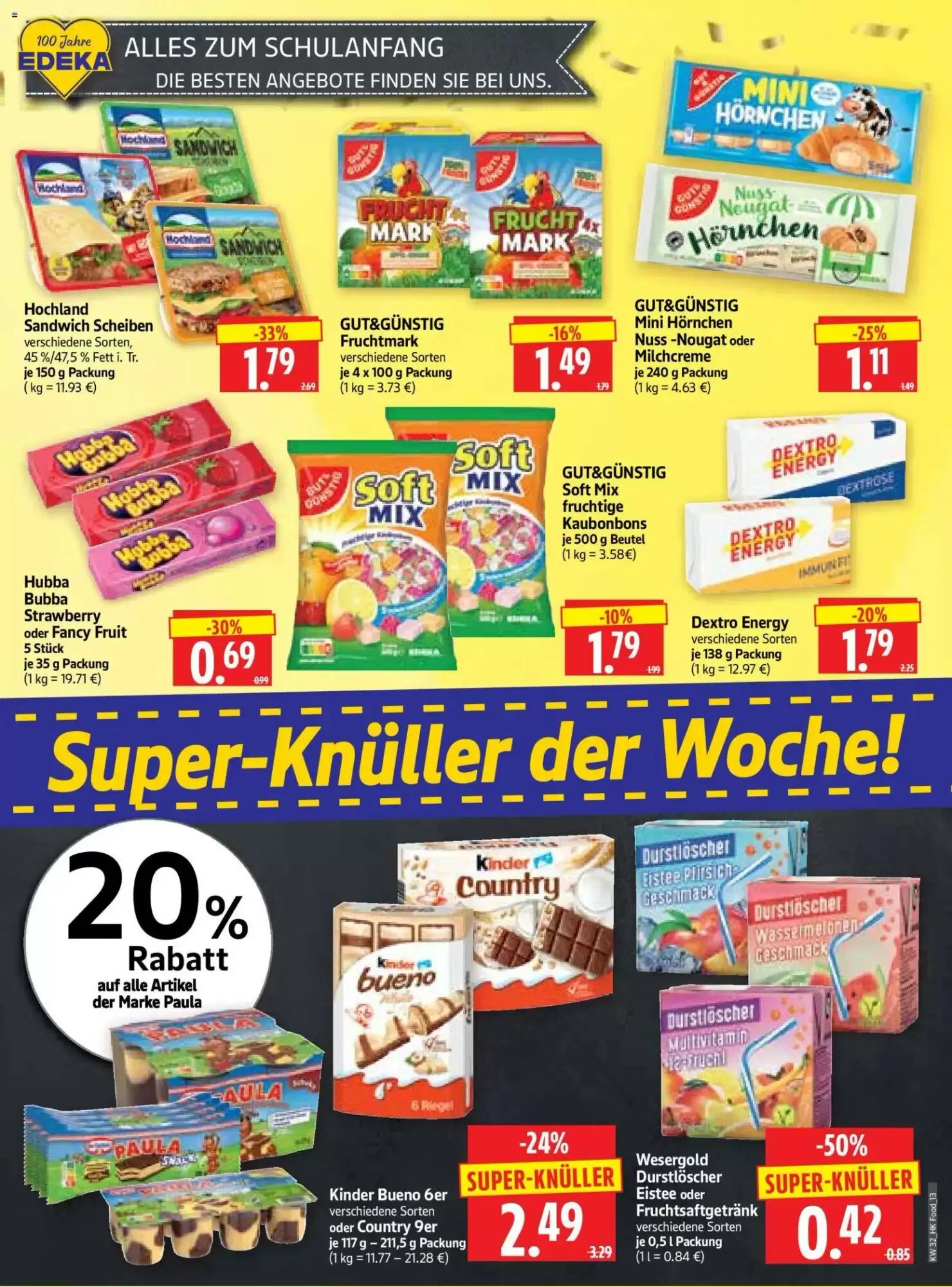 Edeka Herkules Prospekt (ab 03.08.2026) zum Blättern - Seite 13