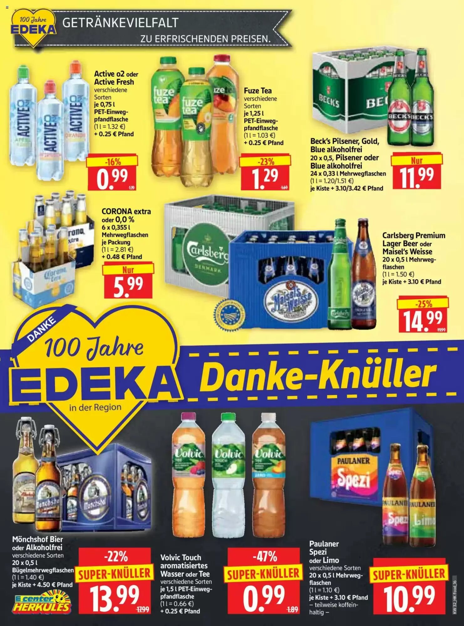 Edeka Herkules Prospekt (ab 03.08.2026) zum Blättern - Seite 16