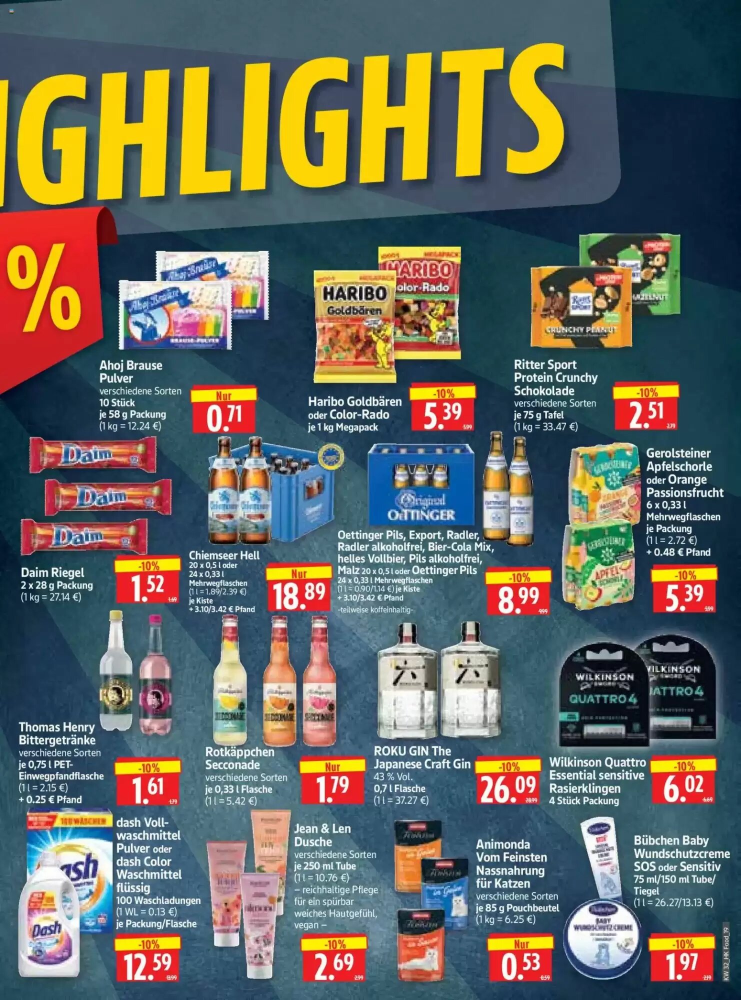 Edeka Herkules Prospekt (ab 03.08.2026) zum Blättern - Seite 19