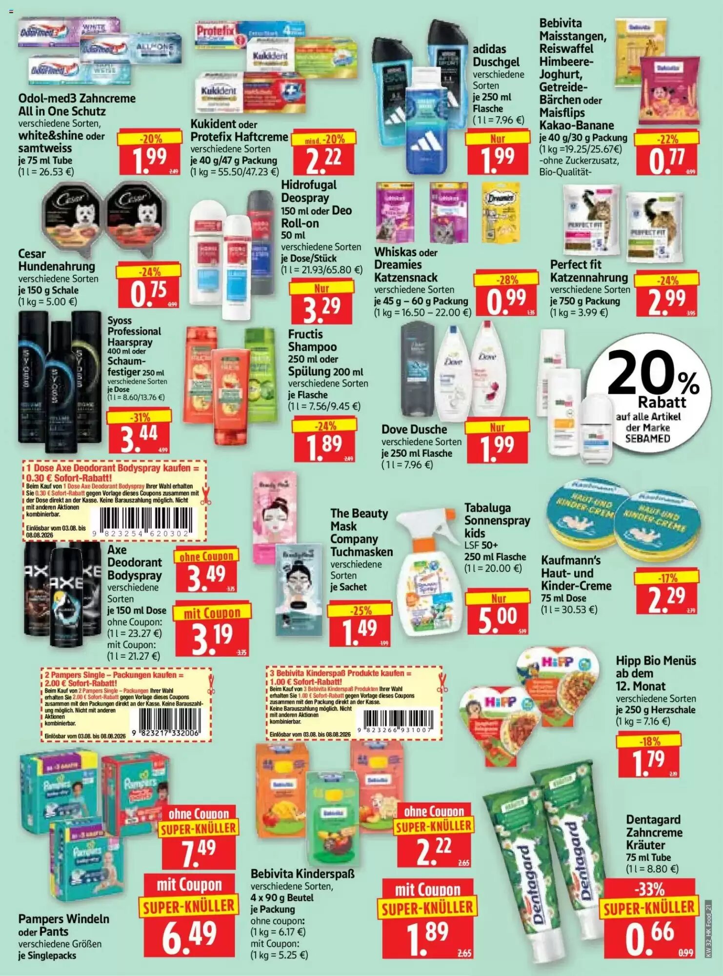 Edeka Herkules Prospekt (ab 03.08.2026) zum Blättern - Seite 21