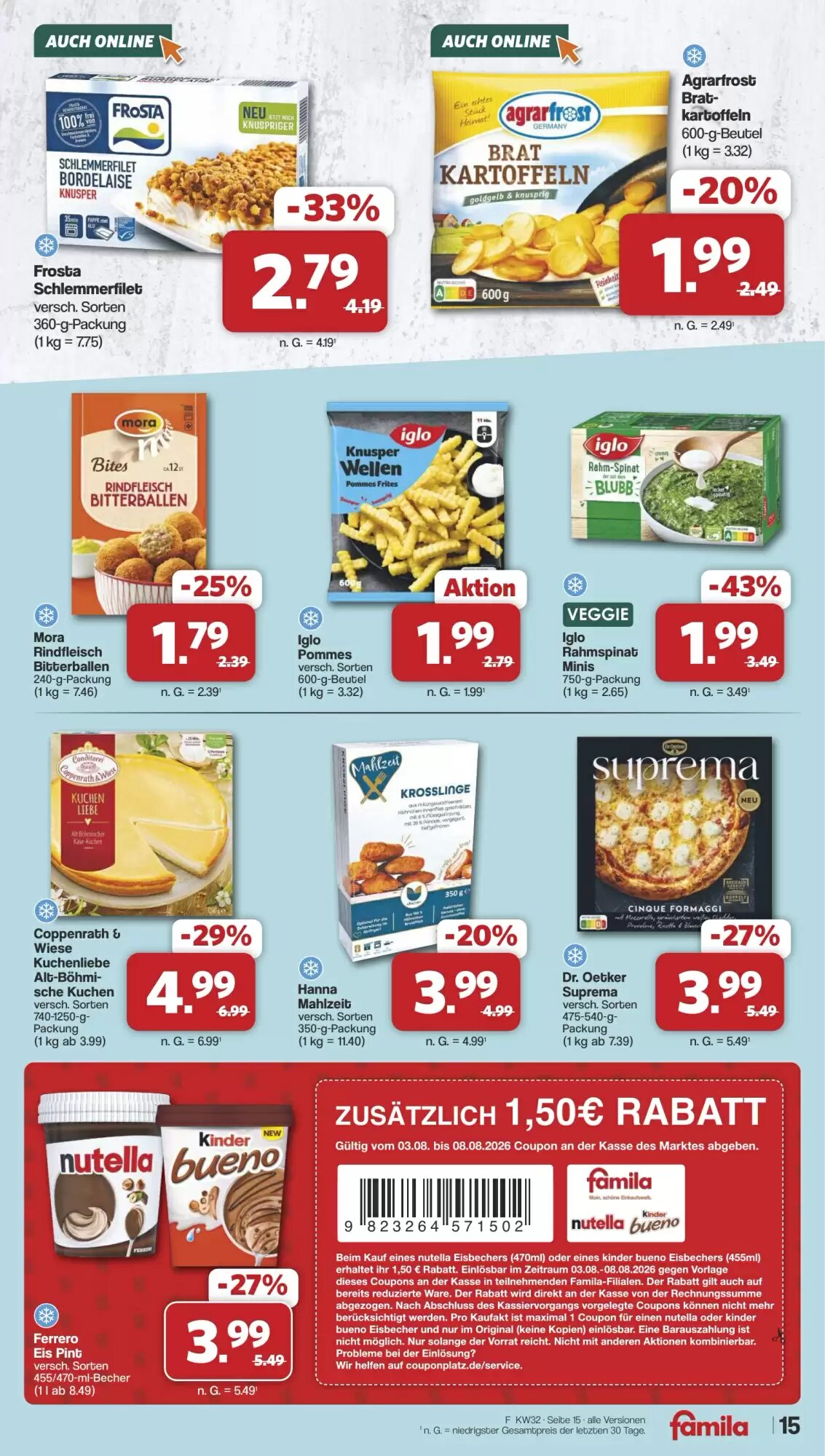 Famila Nord West Prospekt (ab 03.08.2026) zum Blättern - Seite 15