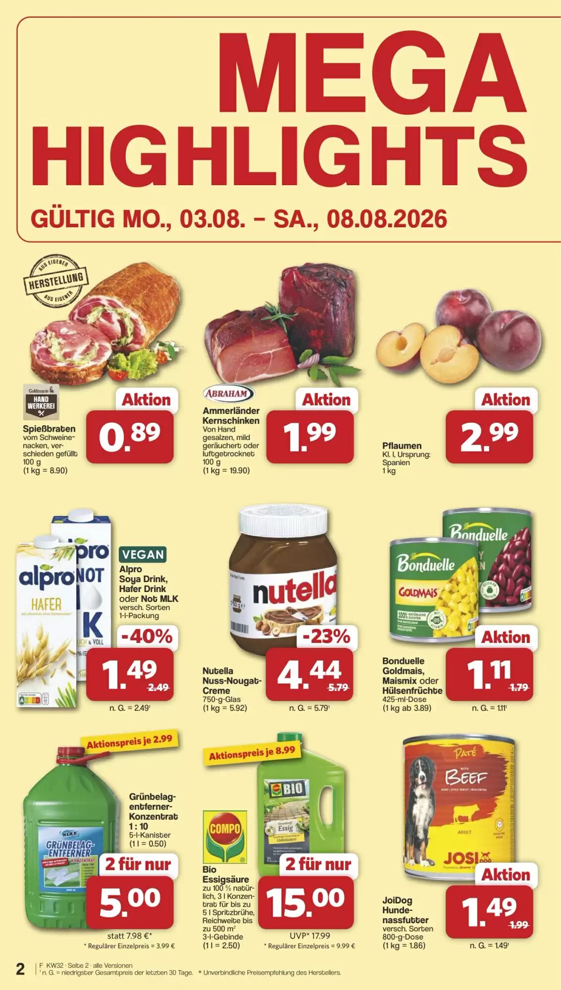 Famila Nord West Prospekt (ab 03.08.2026) zum Blättern - Seite 2