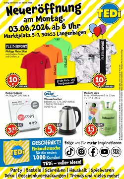 TEDi Prospekt (ab 03.08.2026) zum Blättern