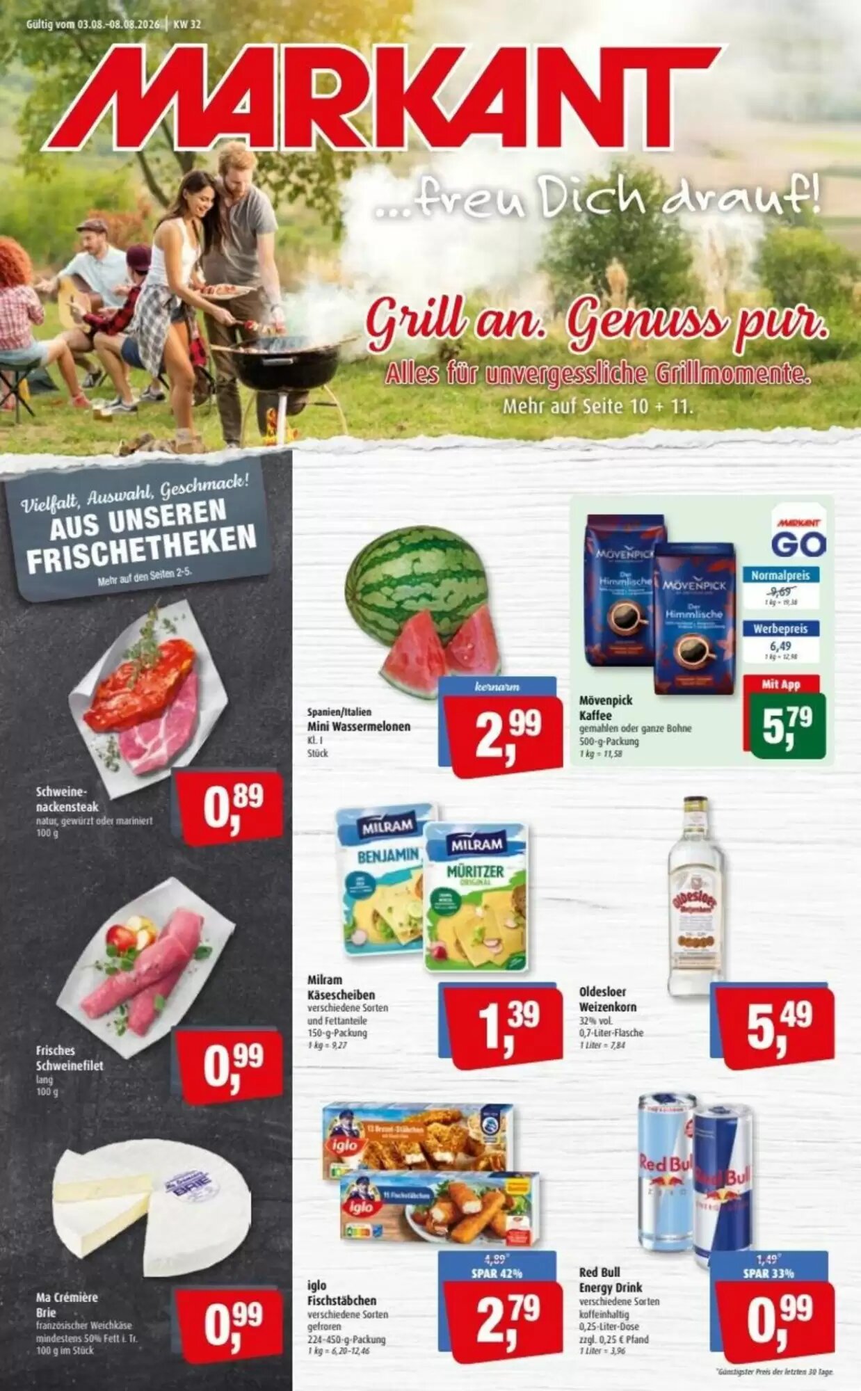 Markant Prospekt (ab 03.08.2026) zum Blättern - Seite 1