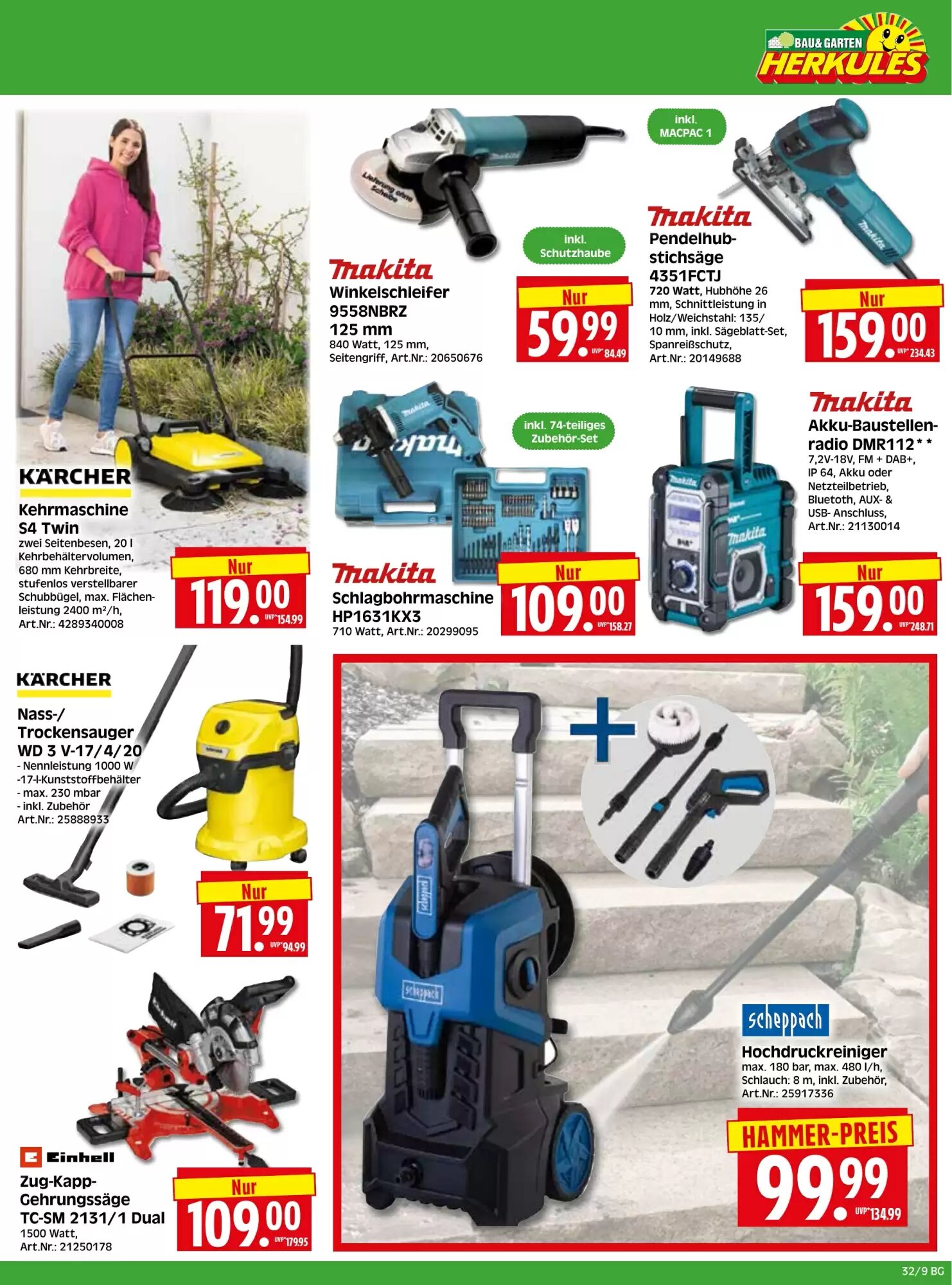 Herkules Baumarkt Prospekt (ab 03.08.2026) zum Blättern - Seite 9
