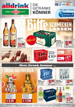 Profi Getränke Prospekt (ab 03.08.2026) zum Blättern