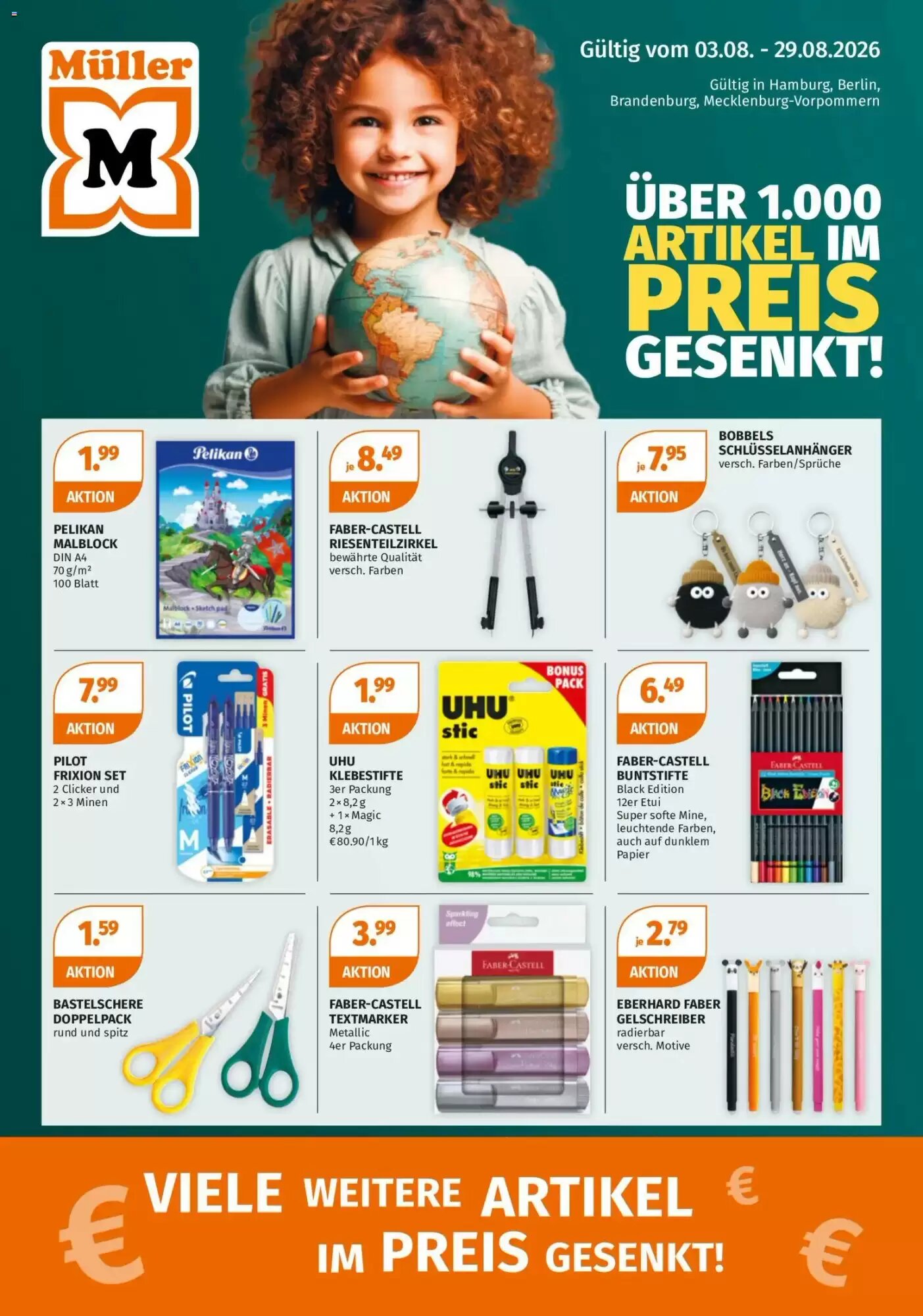 Müller Prospekt (ab 03.08.2026) zum Blättern - Seite 1