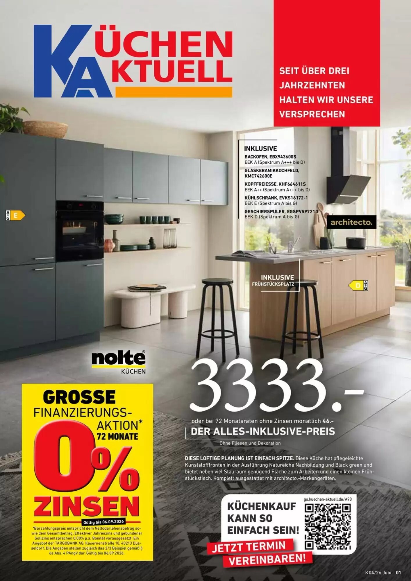Küchen Aktuell Prospekt (ab 04.08.2026) zum Blättern - Seite 1