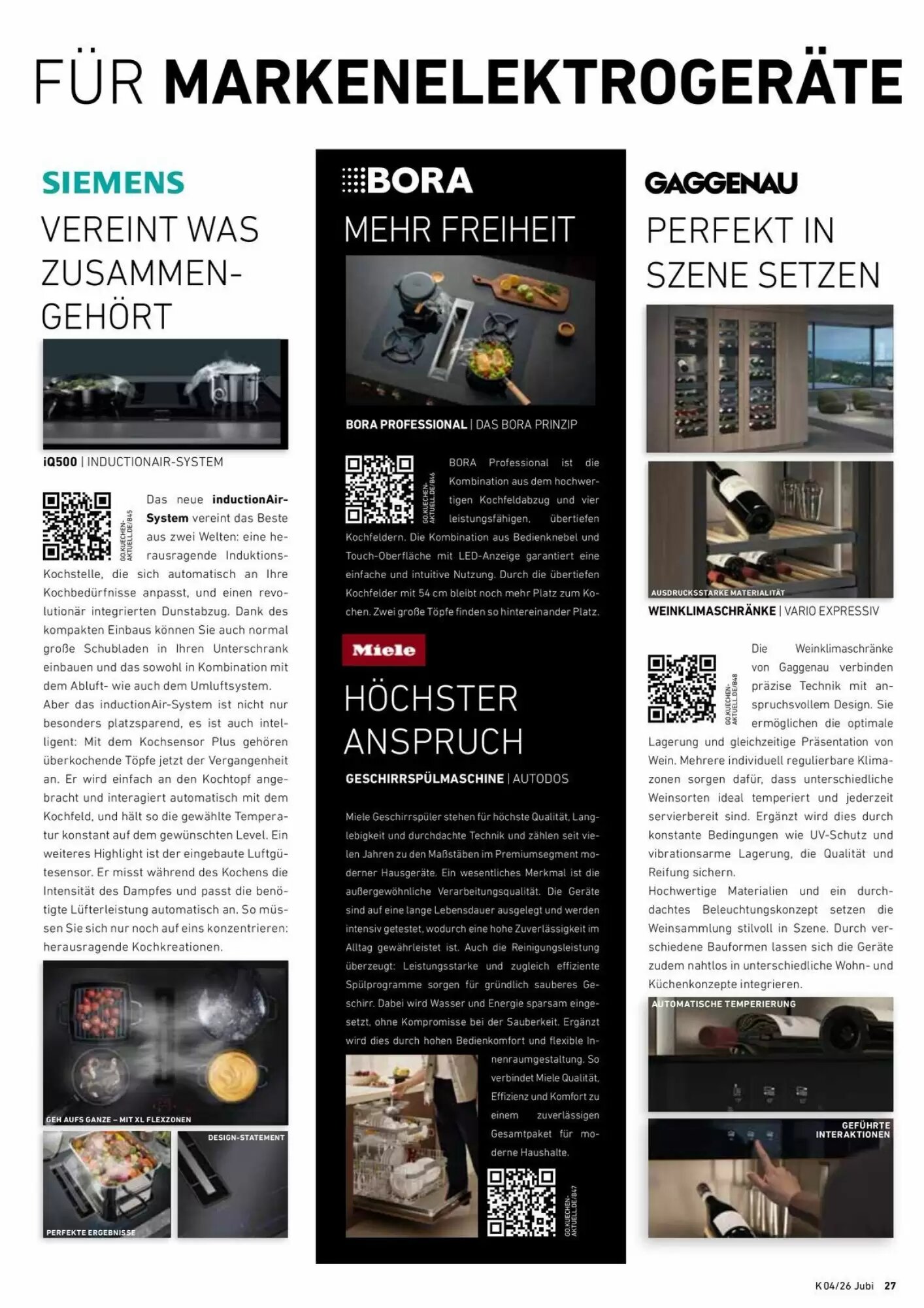 Küchen Aktuell Prospekt (ab 04.08.2026) zum Blättern - Seite 27