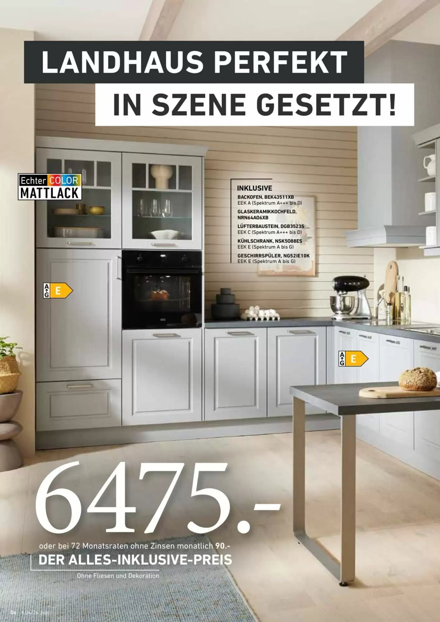 Küchen Aktuell Prospekt (ab 04.08.2026) zum Blättern - Seite 6
