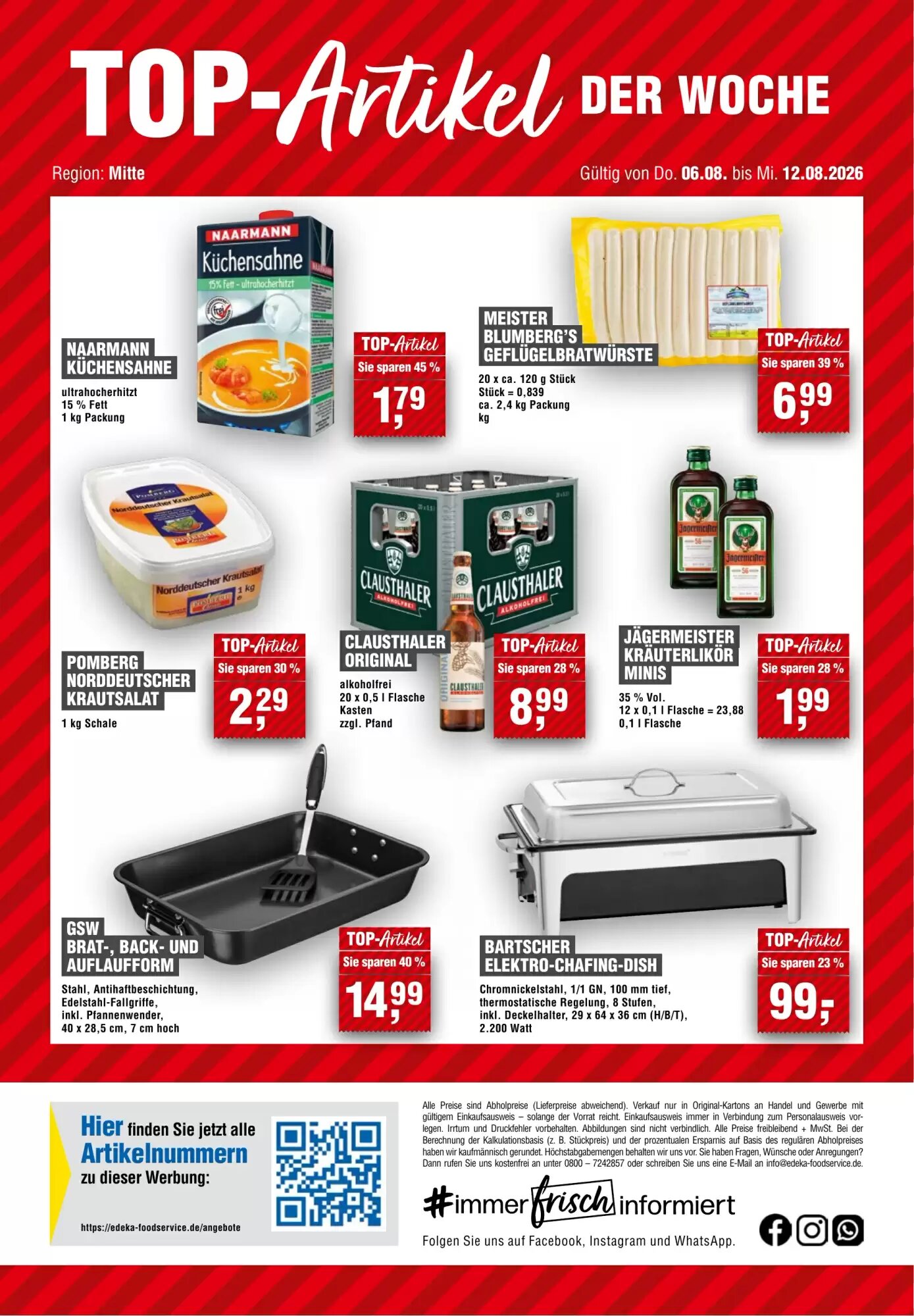 EDEKA Foodservice Prospekt (ab 06.08.2026) zum Blättern - Seite 14