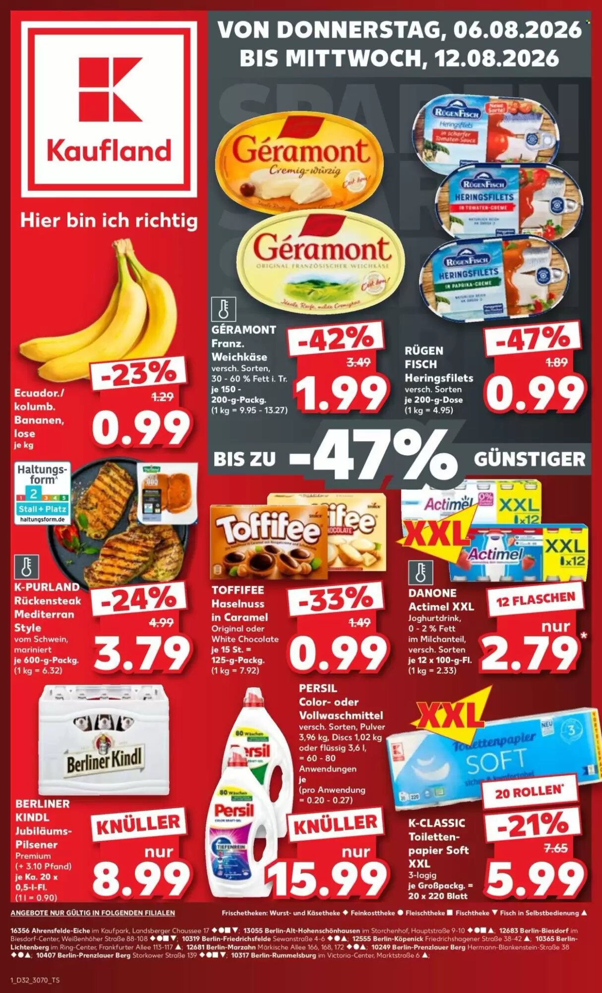 Kaufland Prospekt (ab 06.08.2026) zum Blättern - Seite 1