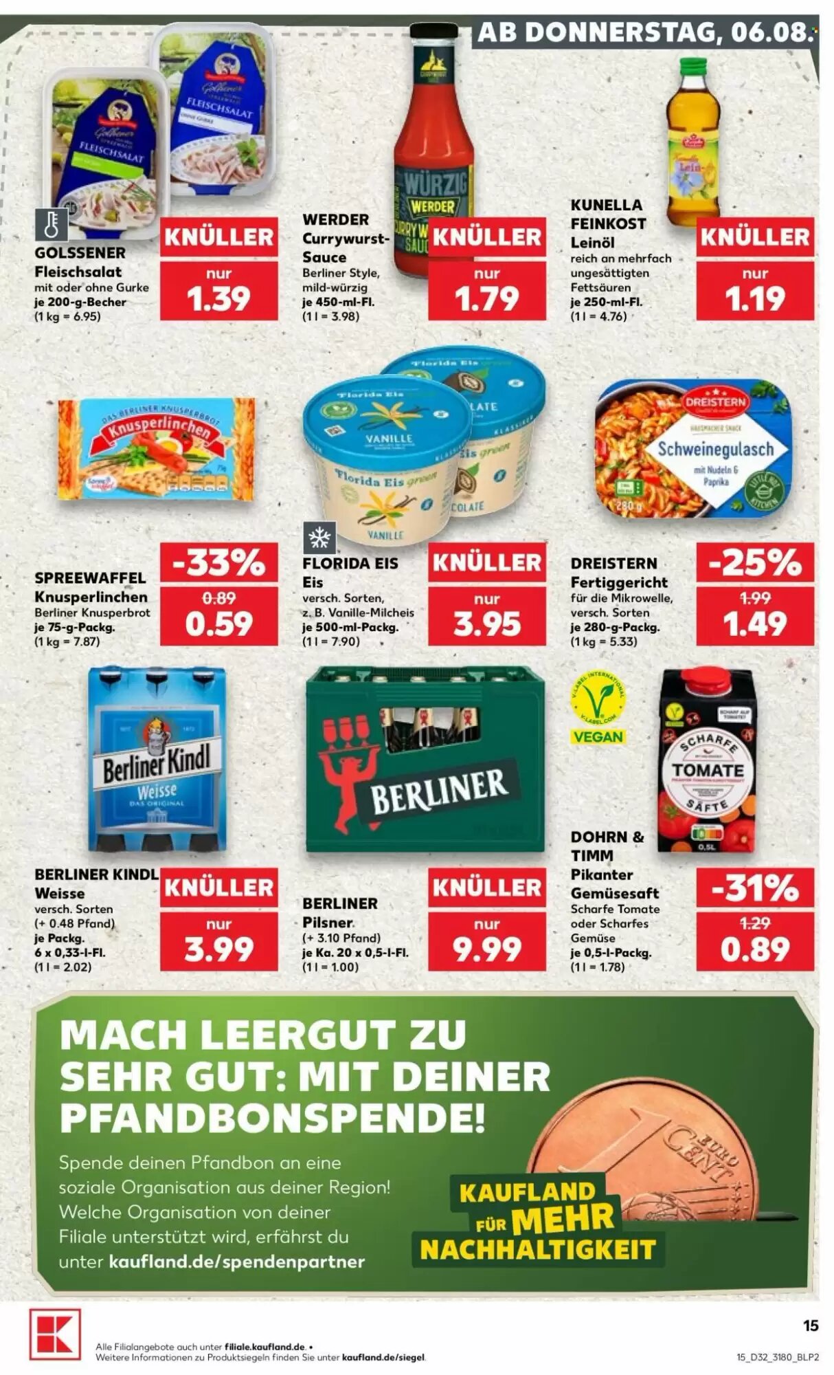Kaufland Prospekt (ab 06.08.2026) zum Blättern - Seite 15