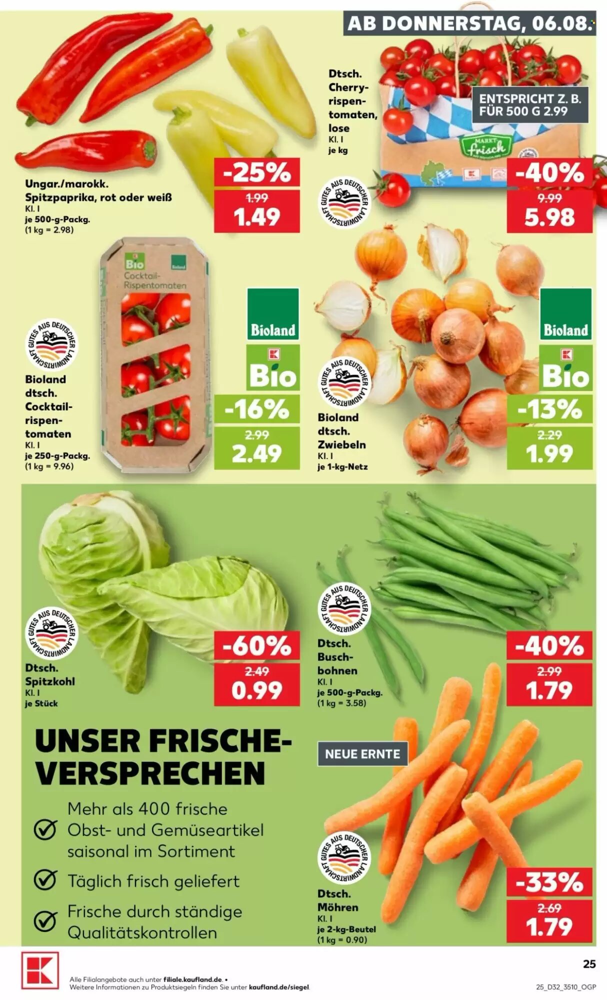 Kaufland Prospekt (ab 06.08.2026) zum Blättern - Seite 25