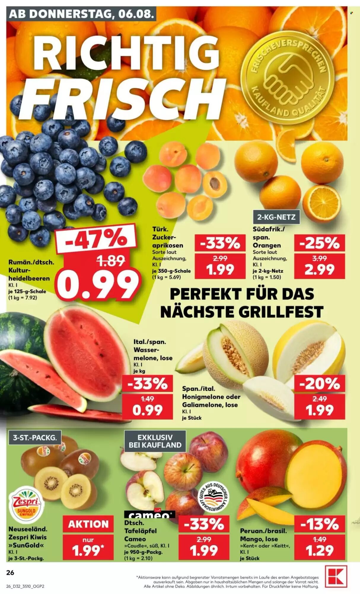 Kaufland Prospekt (ab 06.08.2026) zum Blättern - Seite 26