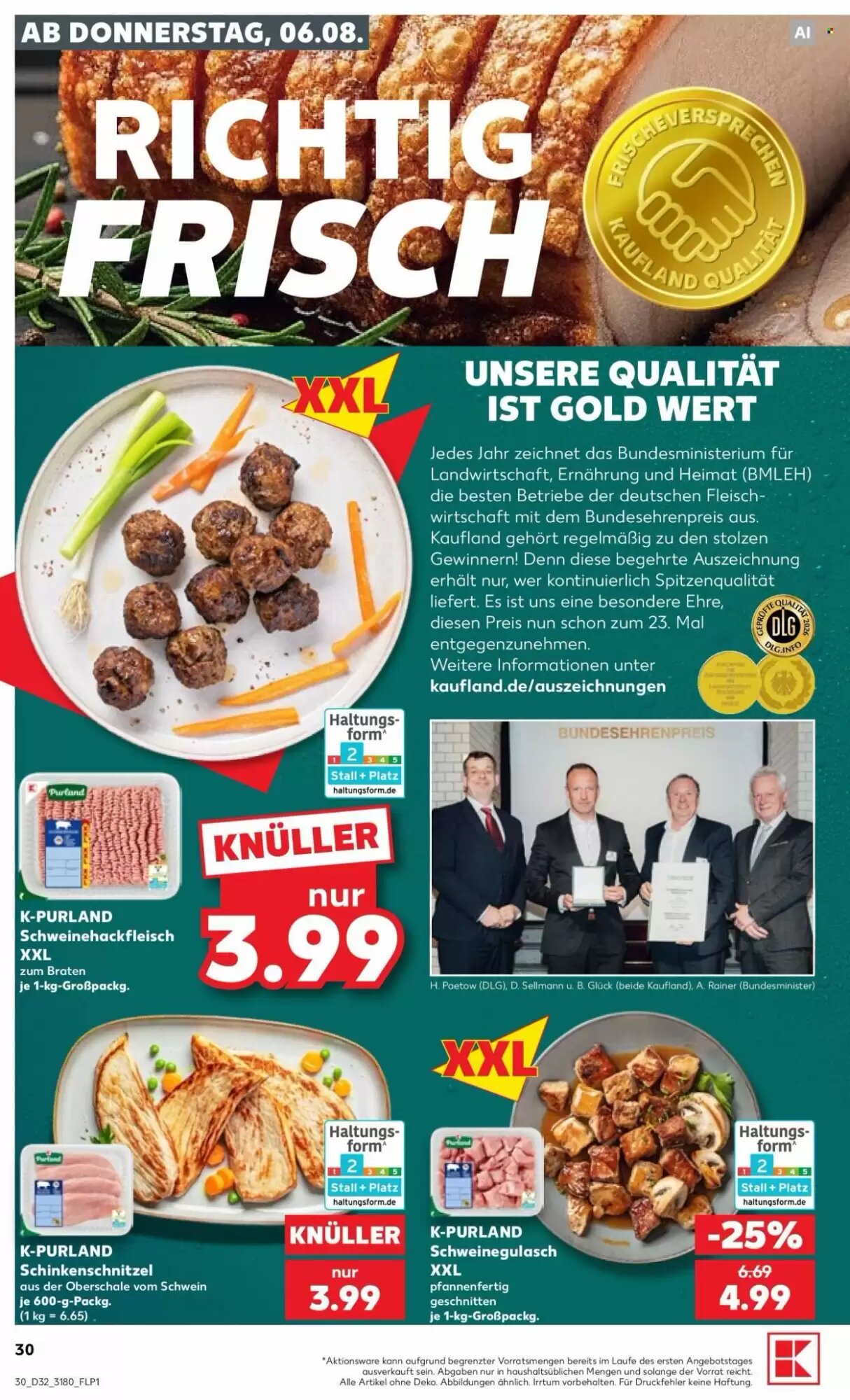 Kaufland Prospekt (ab 06.08.2026) zum Blättern - Seite 30
