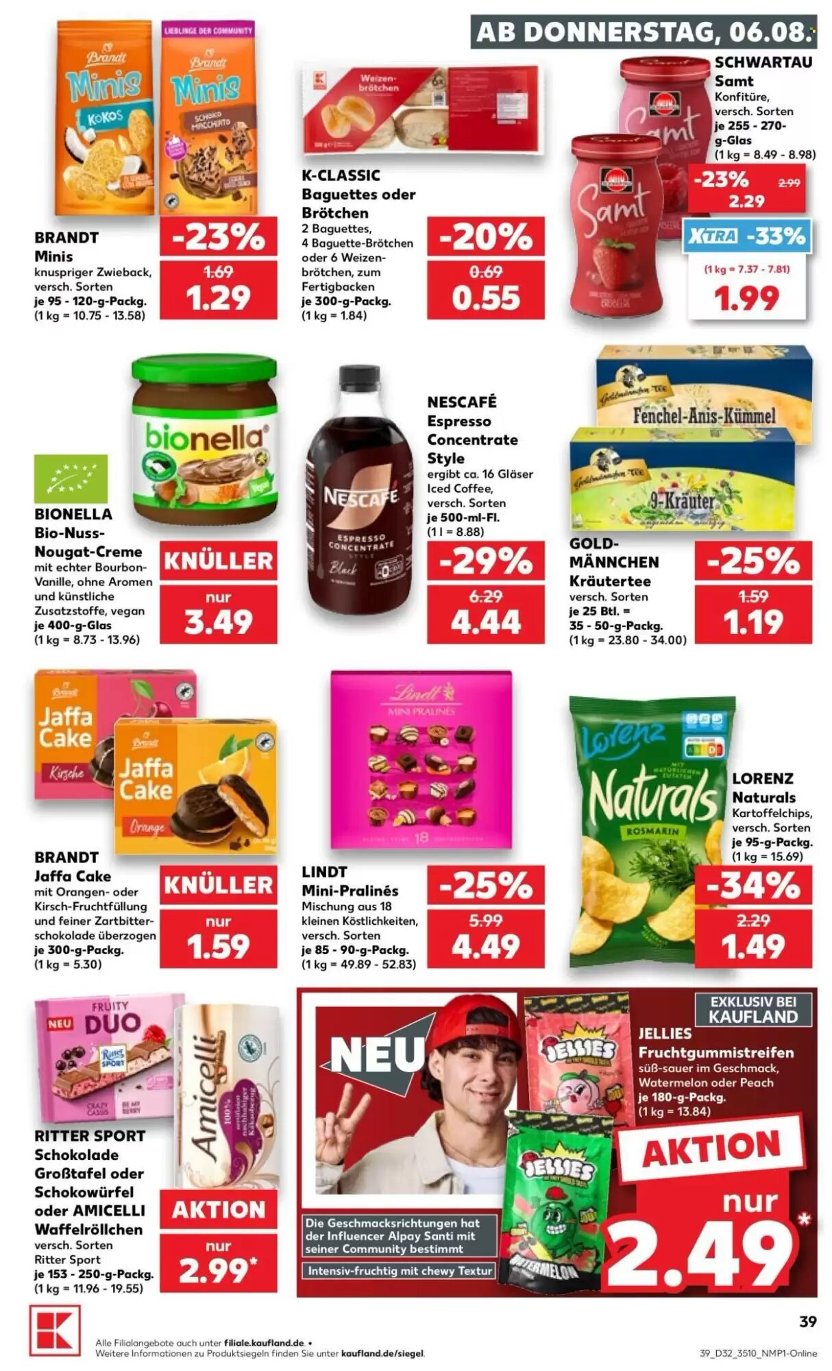 Kaufland Prospekt (ab 06.08.2026) zum Blättern - Seite 39
