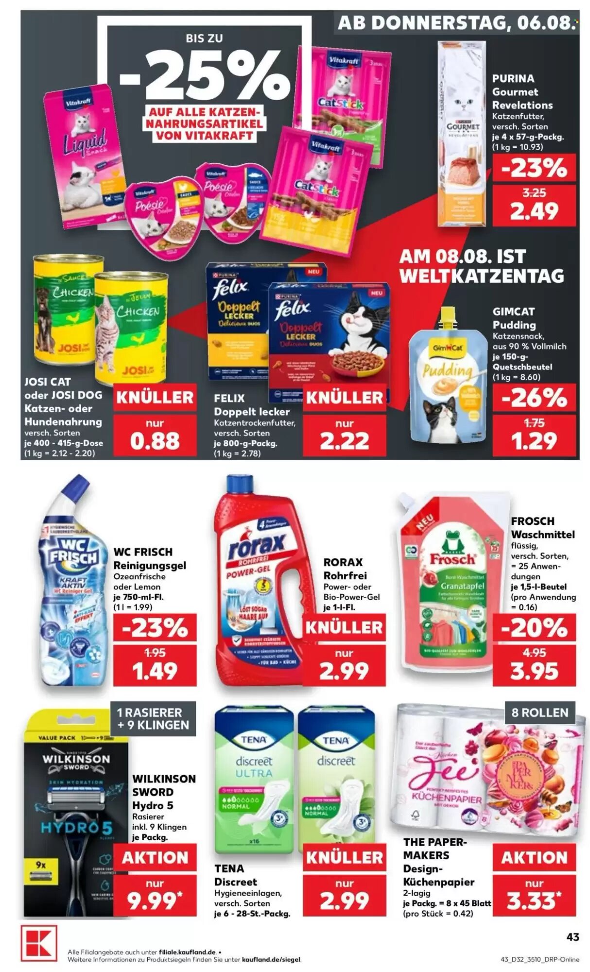 Kaufland Prospekt (ab 06.08.2026) zum Blättern - Seite 43