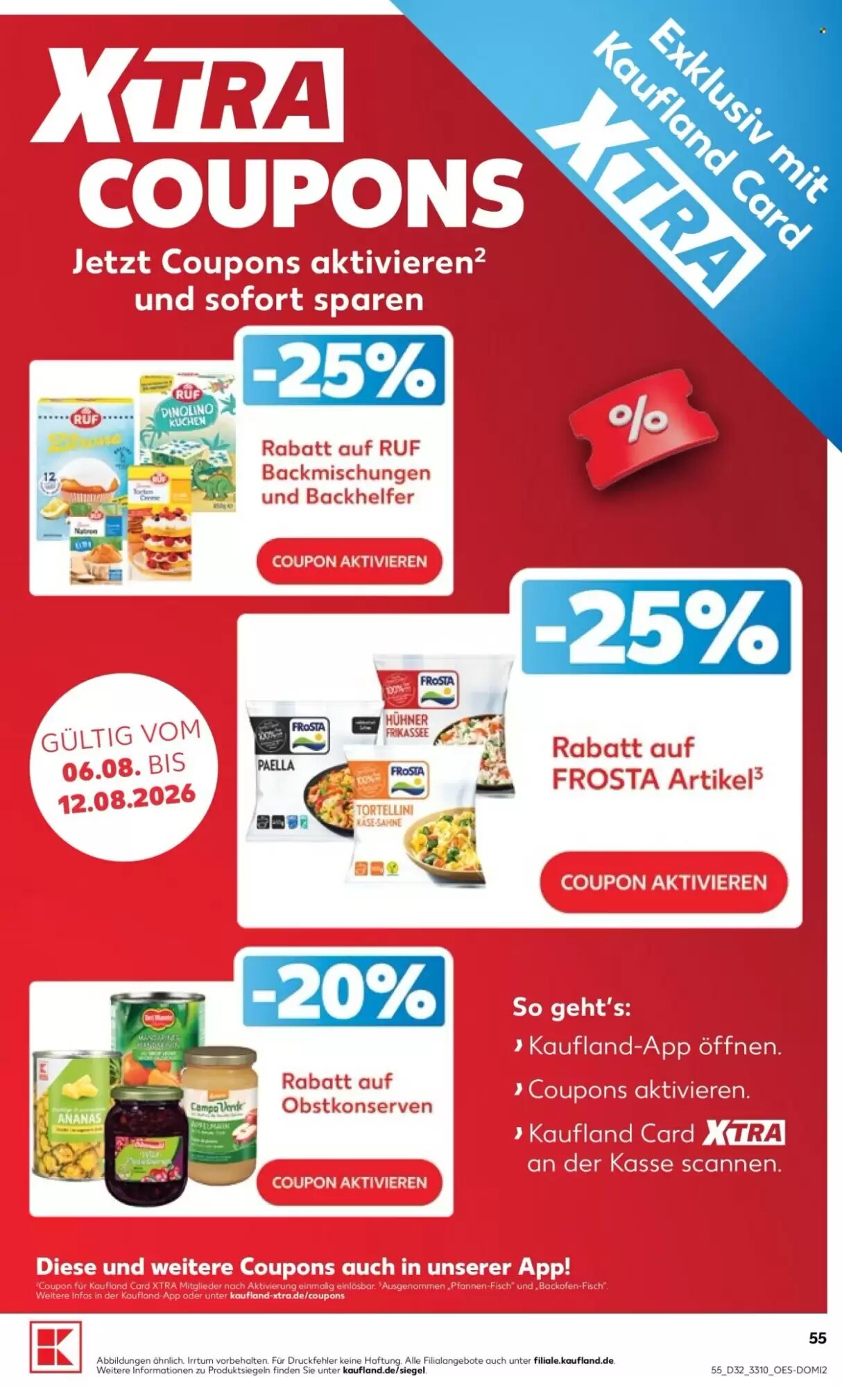 Kaufland Prospekt (ab 06.08.2026) zum Blättern - Seite 55