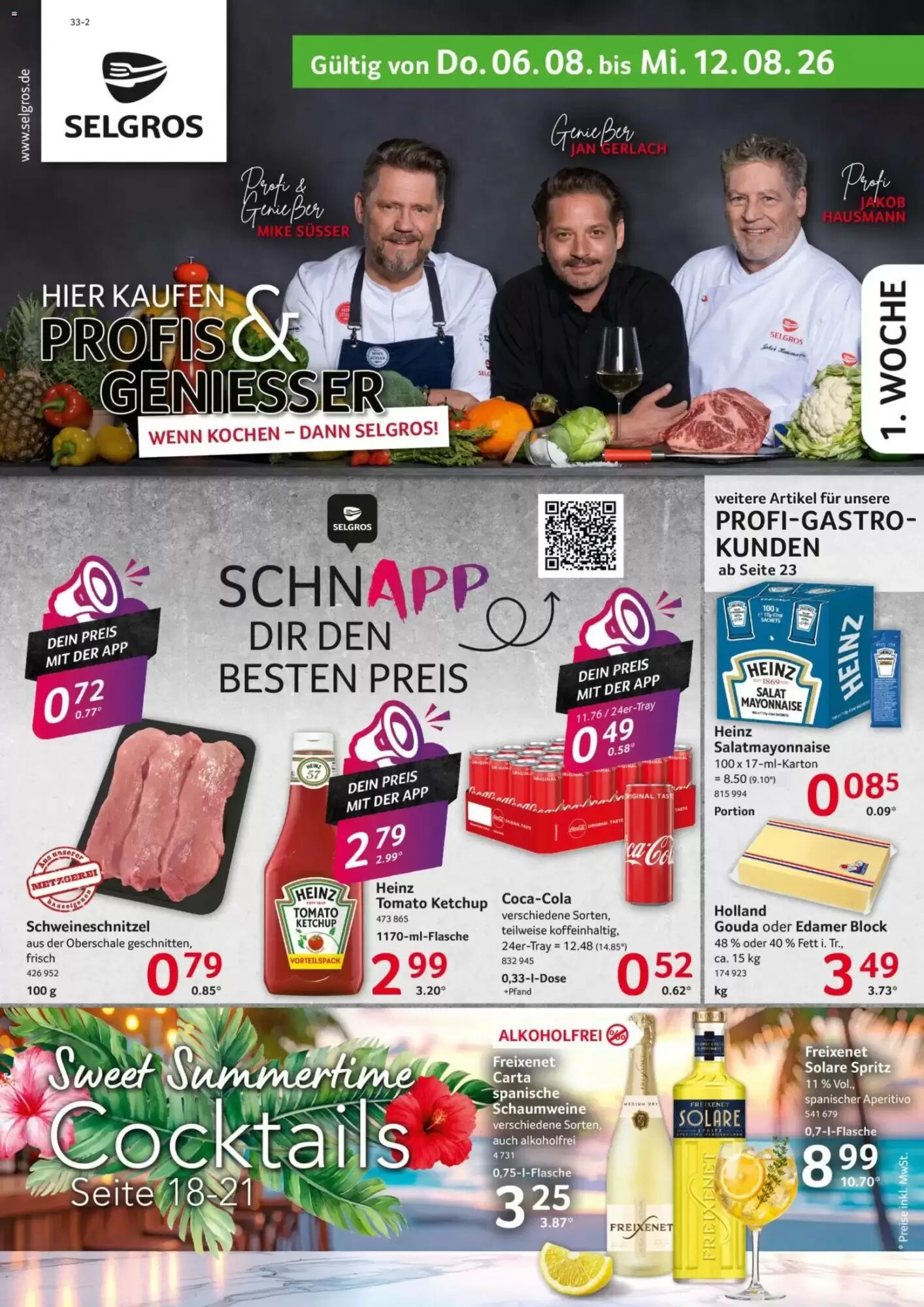 Selgros Prospekt (ab 06.08.2026) zum Blättern - Seite 1