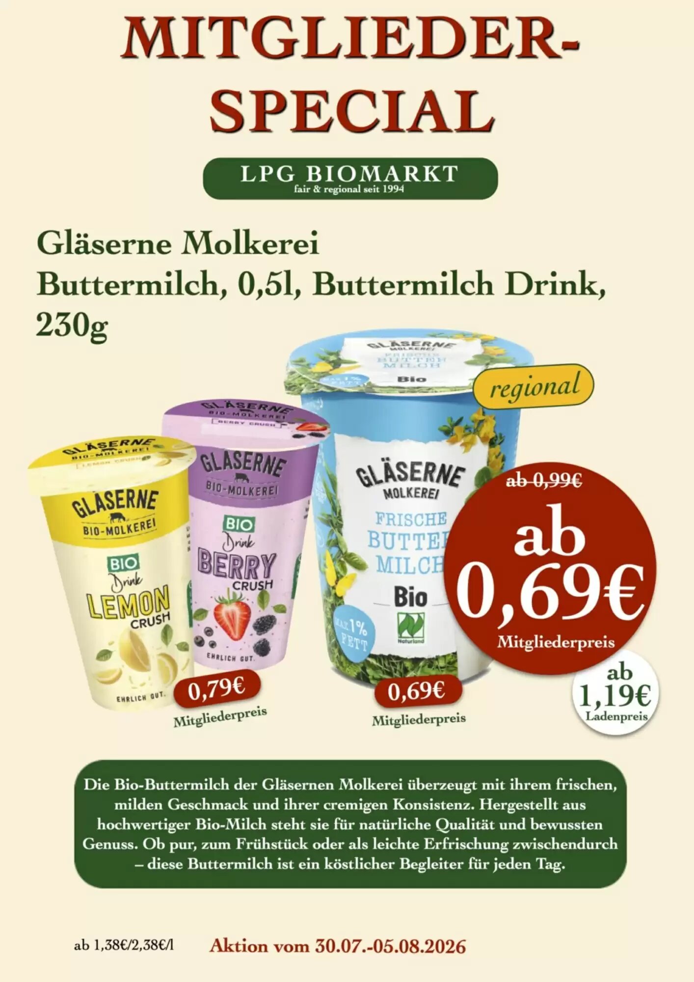 LPG Biomarkt Prospekt (ab 06.08.2026) zum Blättern - Seite 10